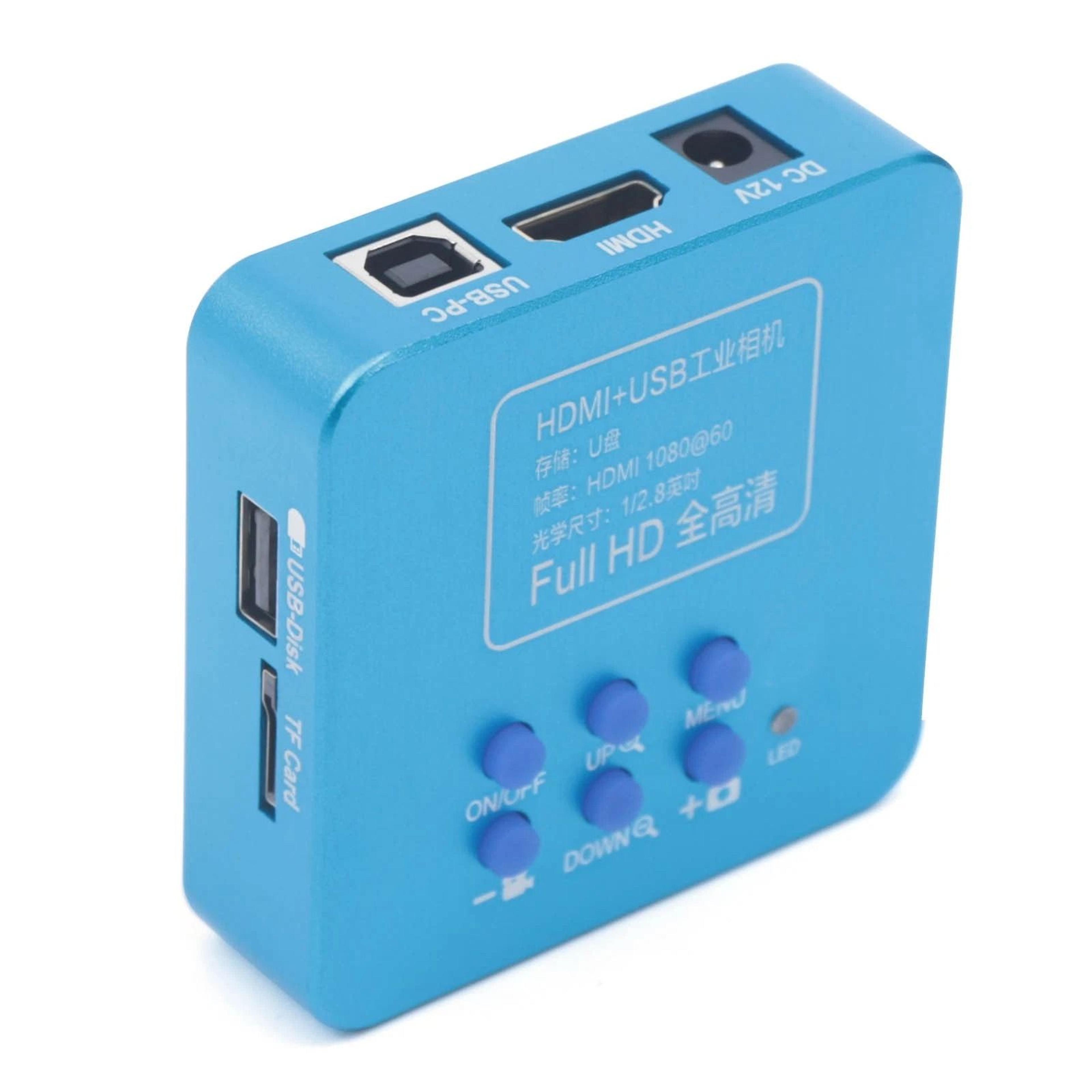 hd hdmi usb c mount industrial microscope camera for pcb repair