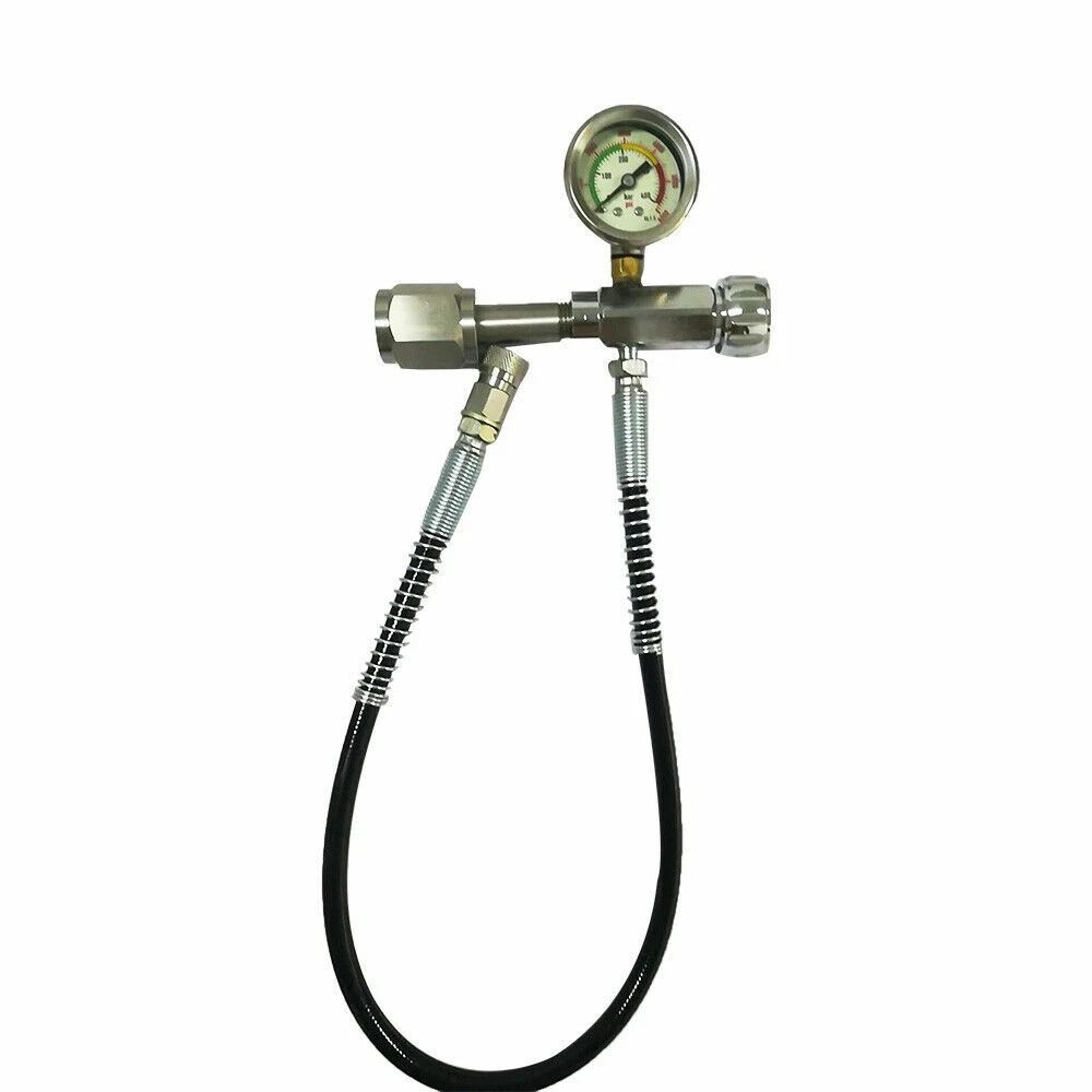 pcp air rifle fill station with hose, scba fill adapter and psi gauge