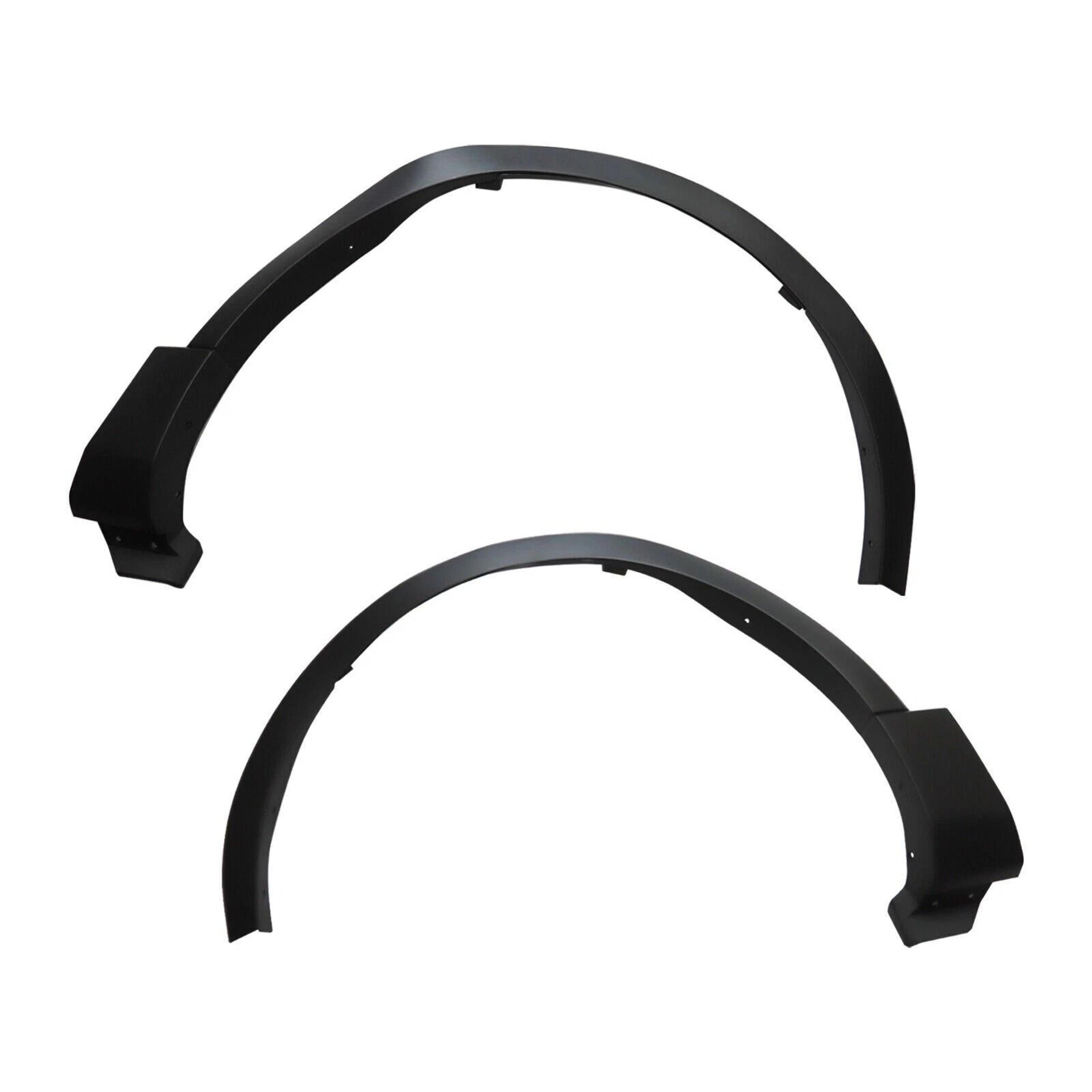 front fender flare wheel arch molding pair for ford explorer textured black left & right trim