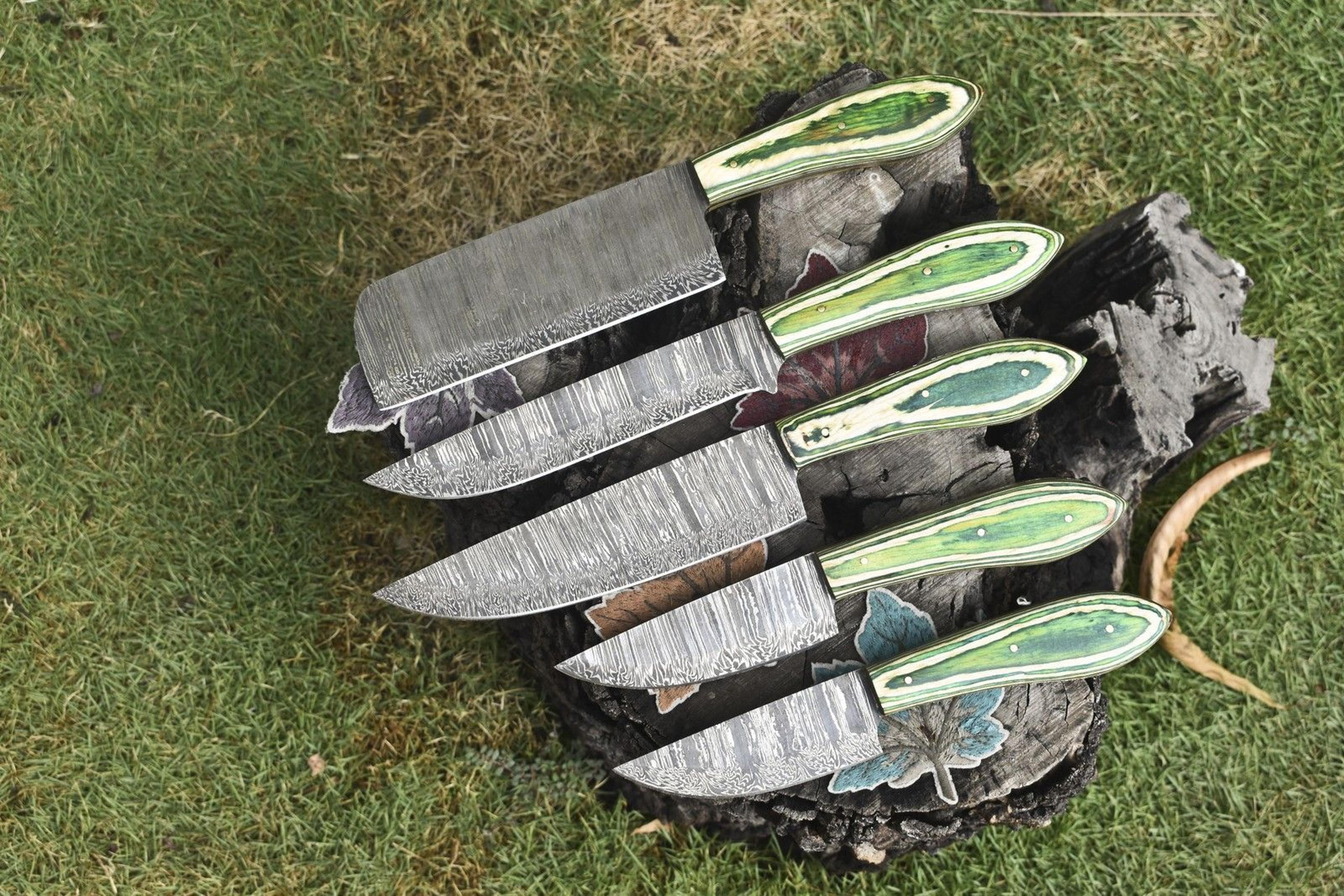 forged perfection damascus steel knives | 9–13 inch custom chef knife set