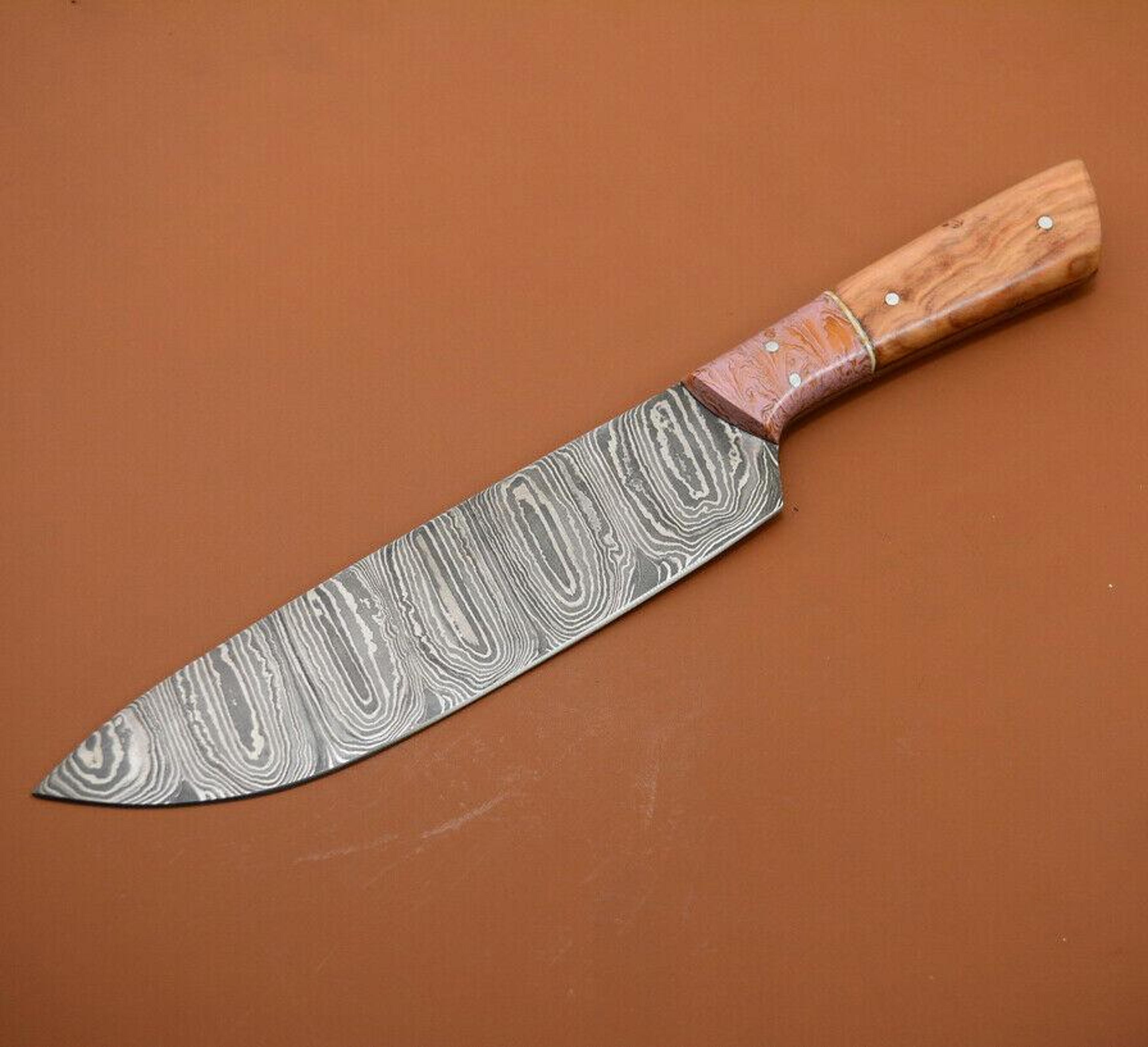 timeless craft – hand forged damascus chef knife for professional kitchens