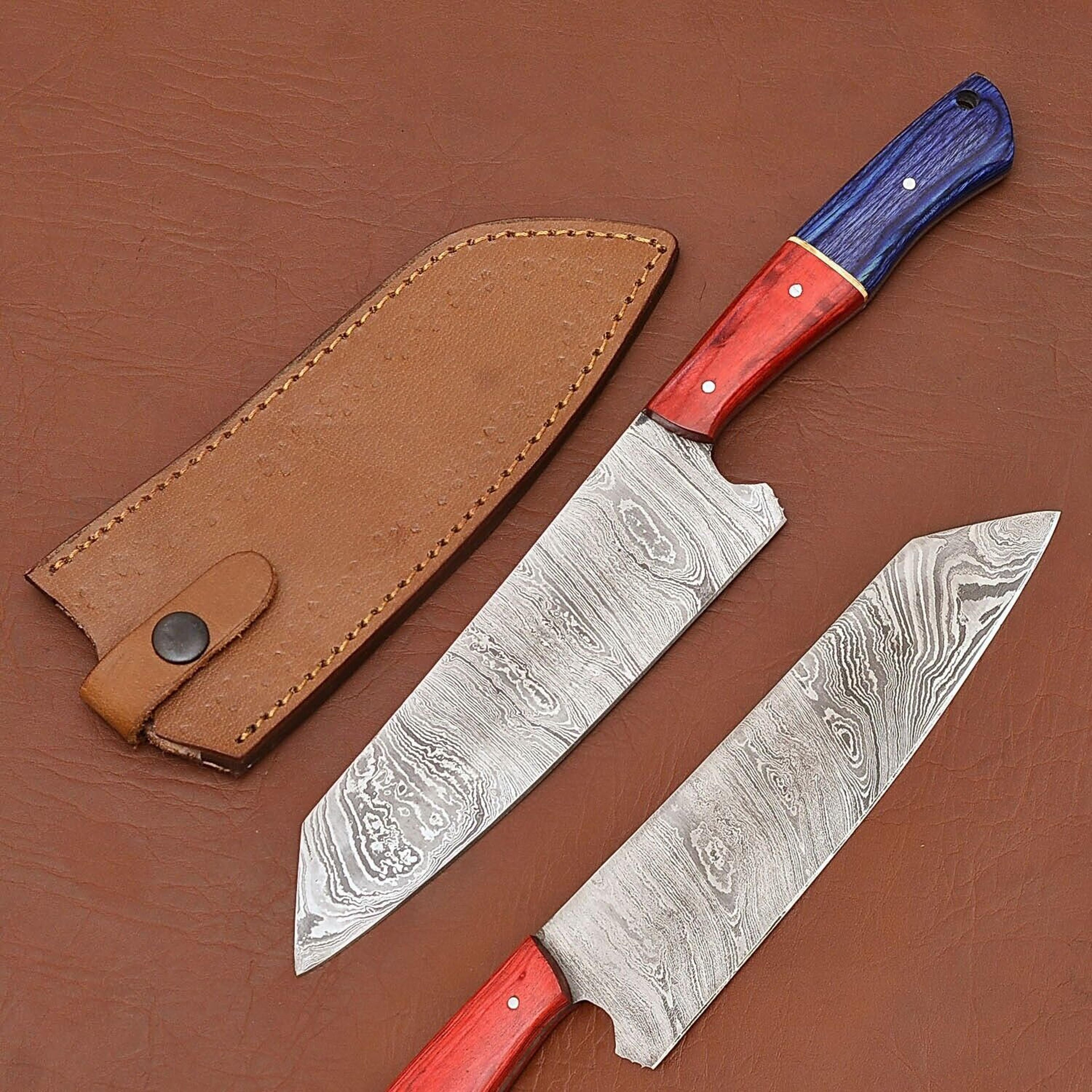 premium forged damascus steel kitchen knife – chef edition