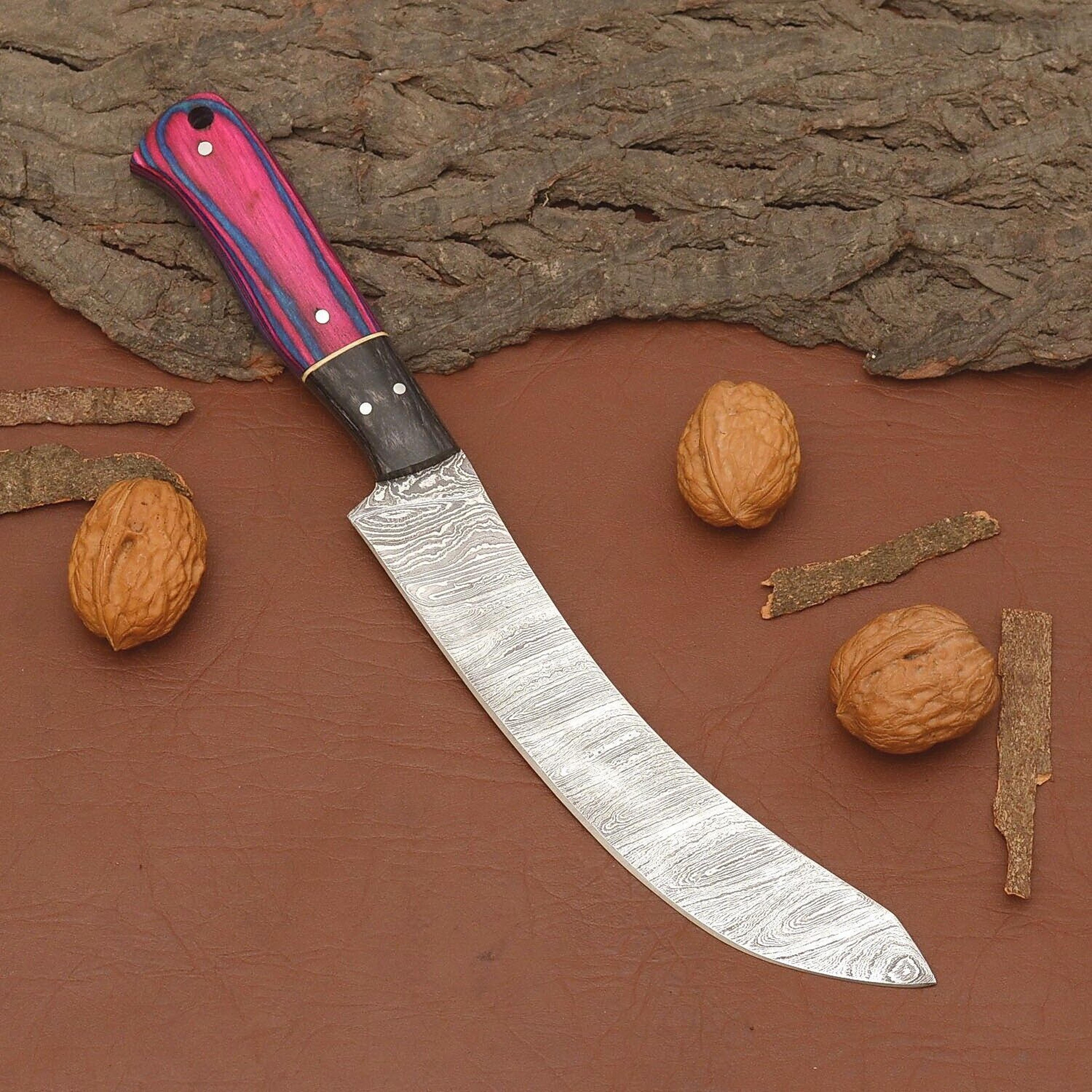 authentic hand forged damascus chef knife – precision kitchen cutter