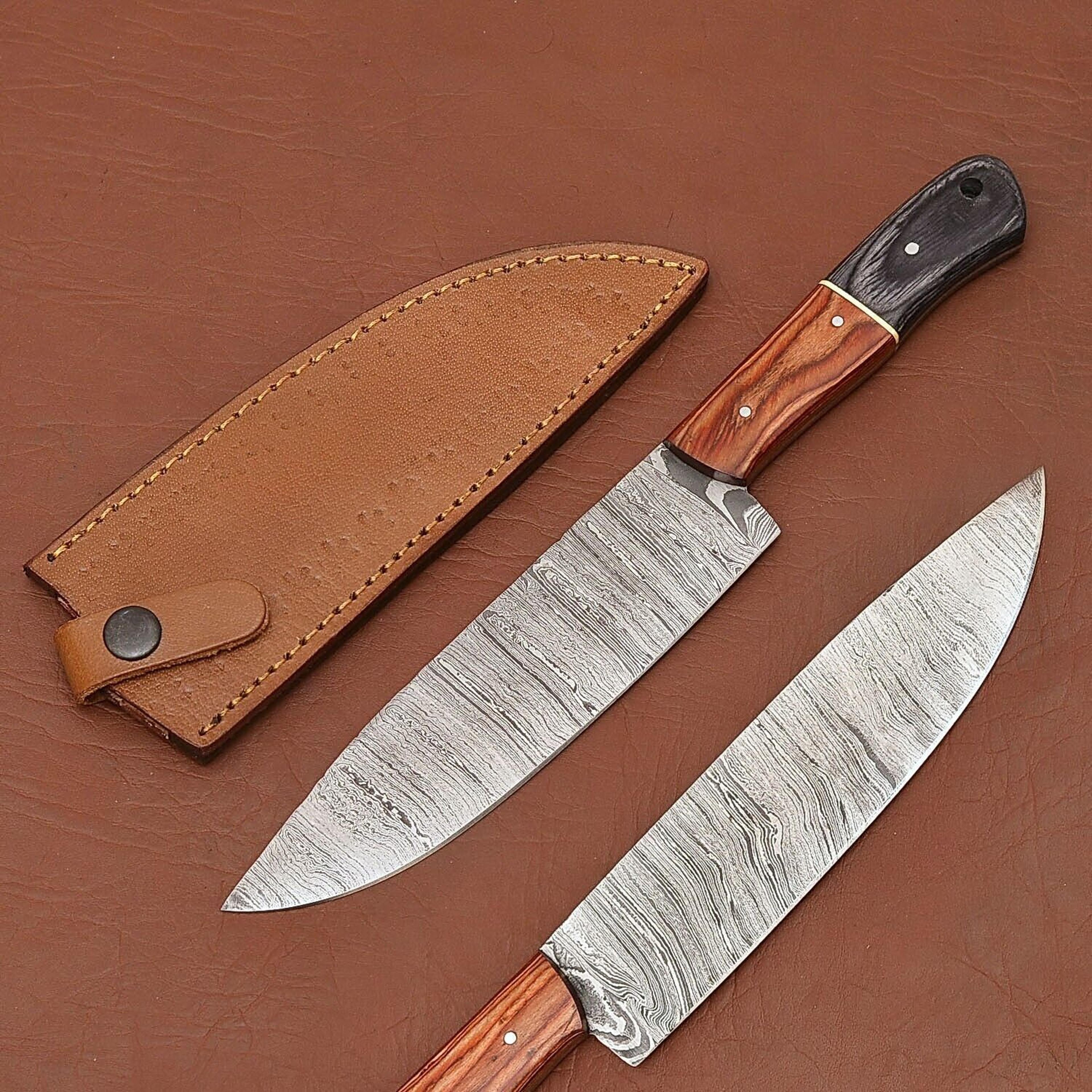 custom forged damascus steel fillet knife – chef choice for precision cutting
