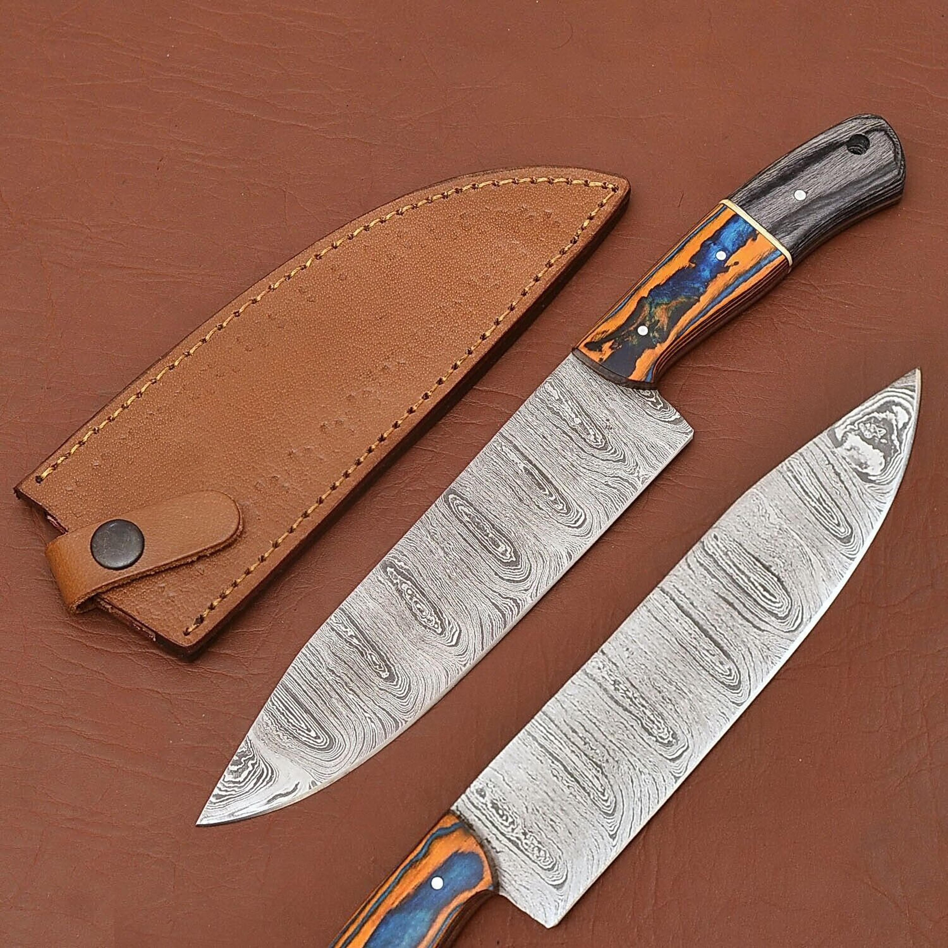 unique handmade damascus steel kitchen knife – premium fillet design