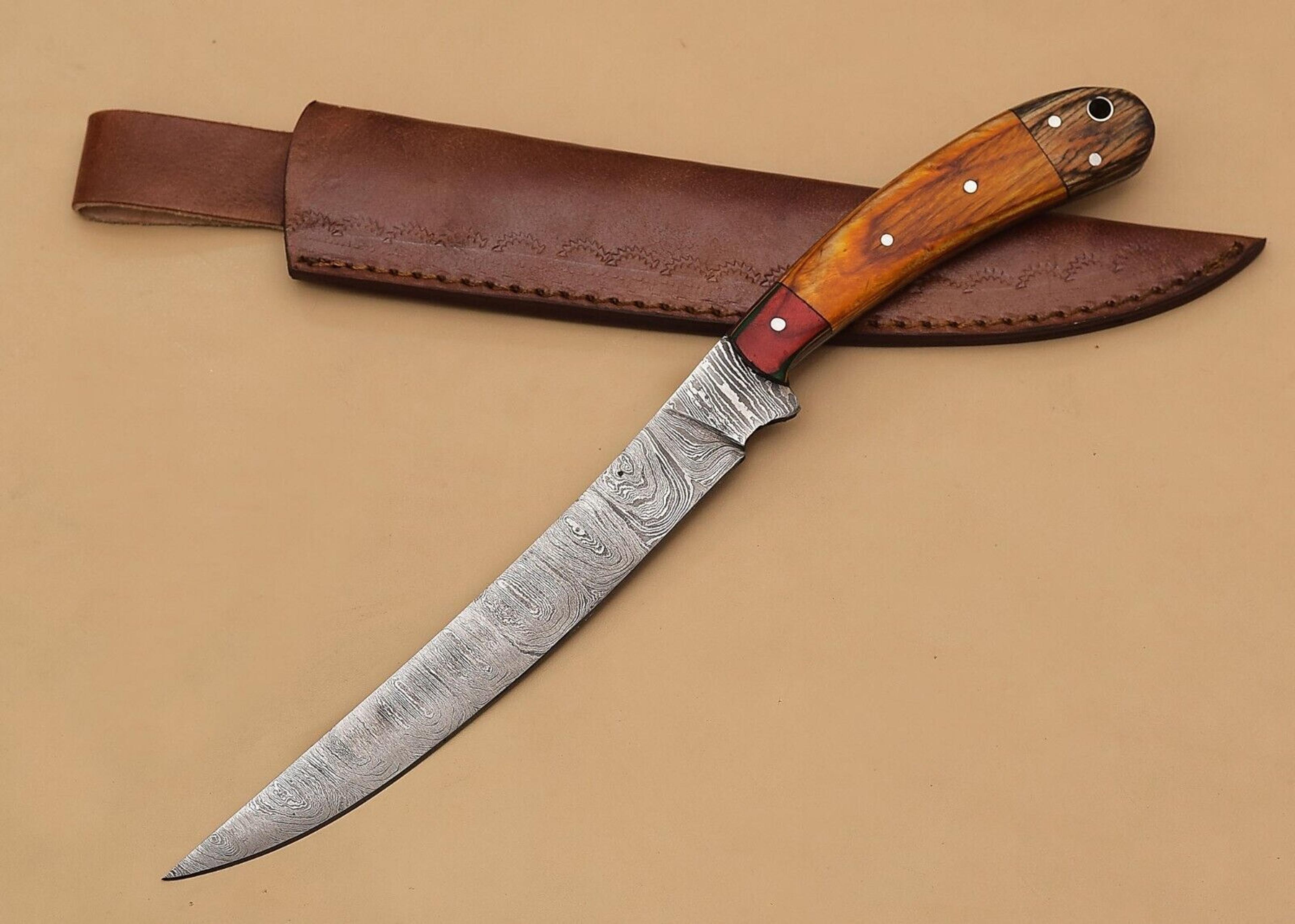 culinary forge damascus steel knife – precision fillet blade for true chefs