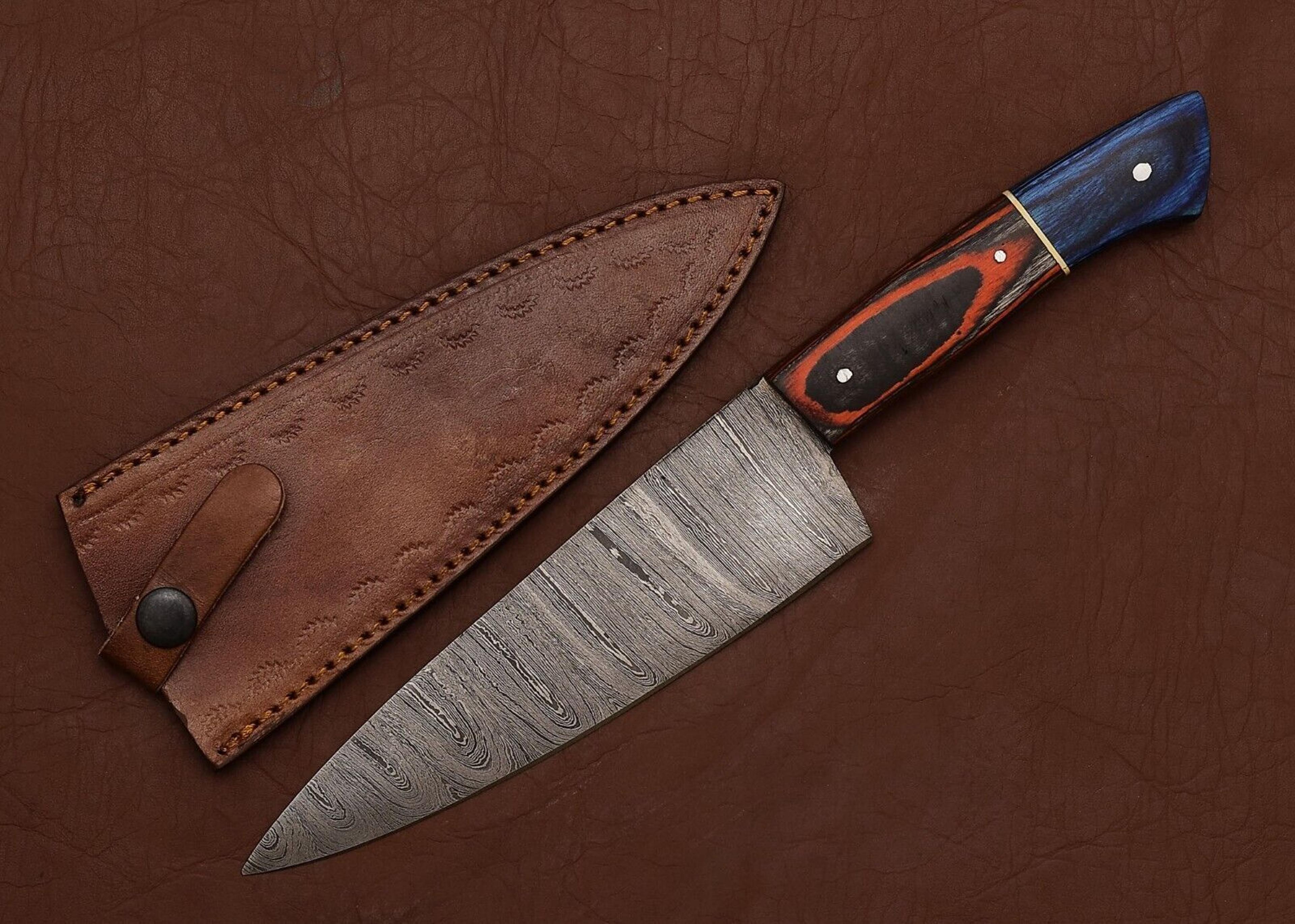 forged beauty damascus fillet knife – chef tool crafted with passion