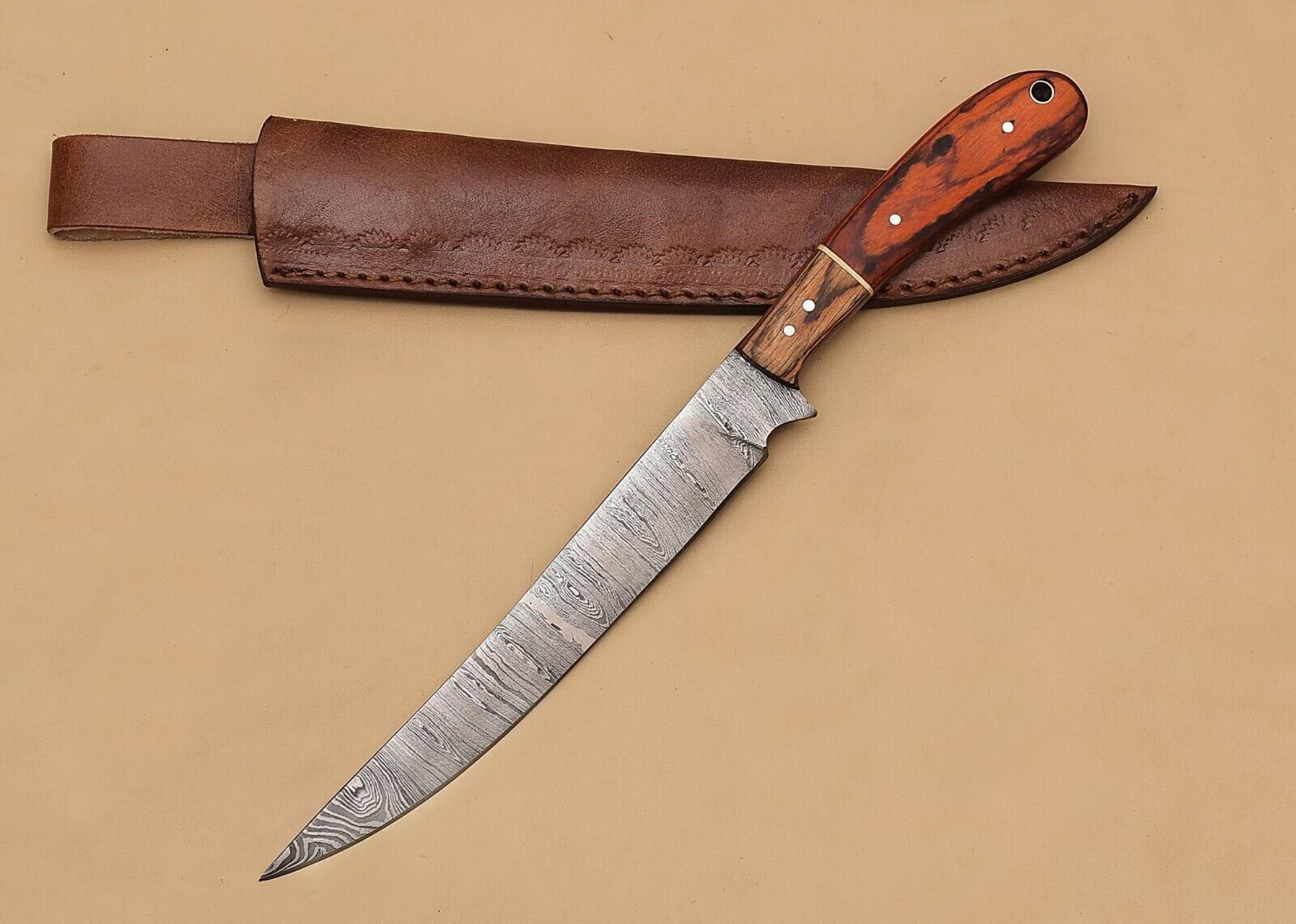 damascus precision edge knife – handmade fillet tool for culinary masters
