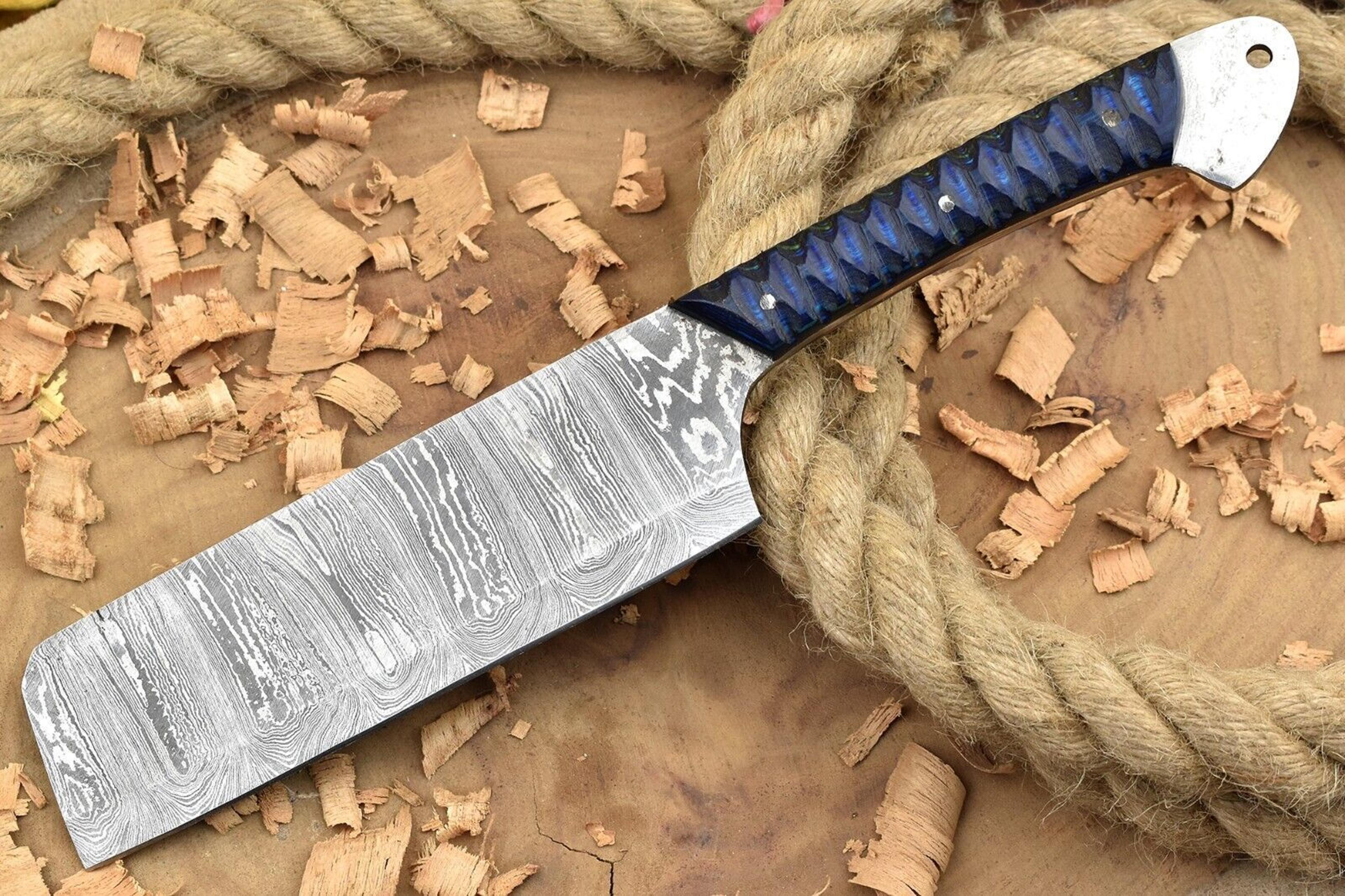 damascus steel chef knife | resin wood handle gift edition
