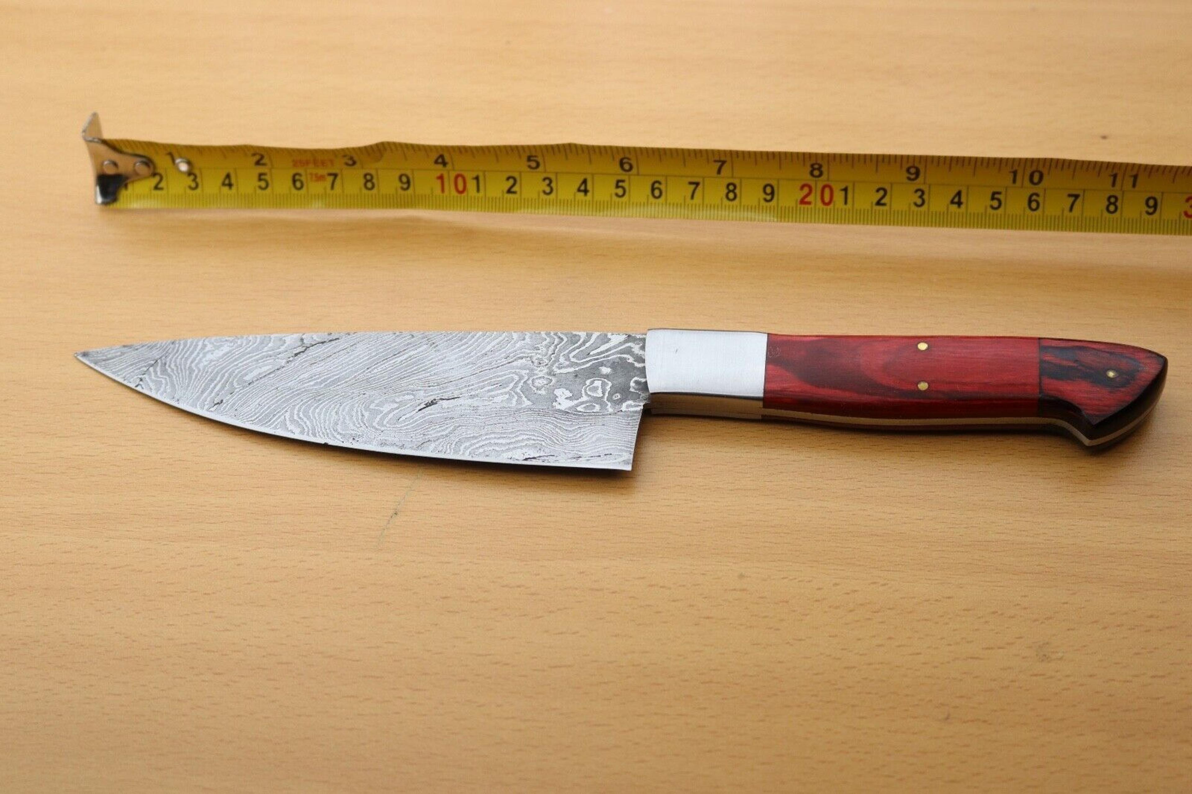 damascus steel skinner knife | handcrafted hunting & camping knife