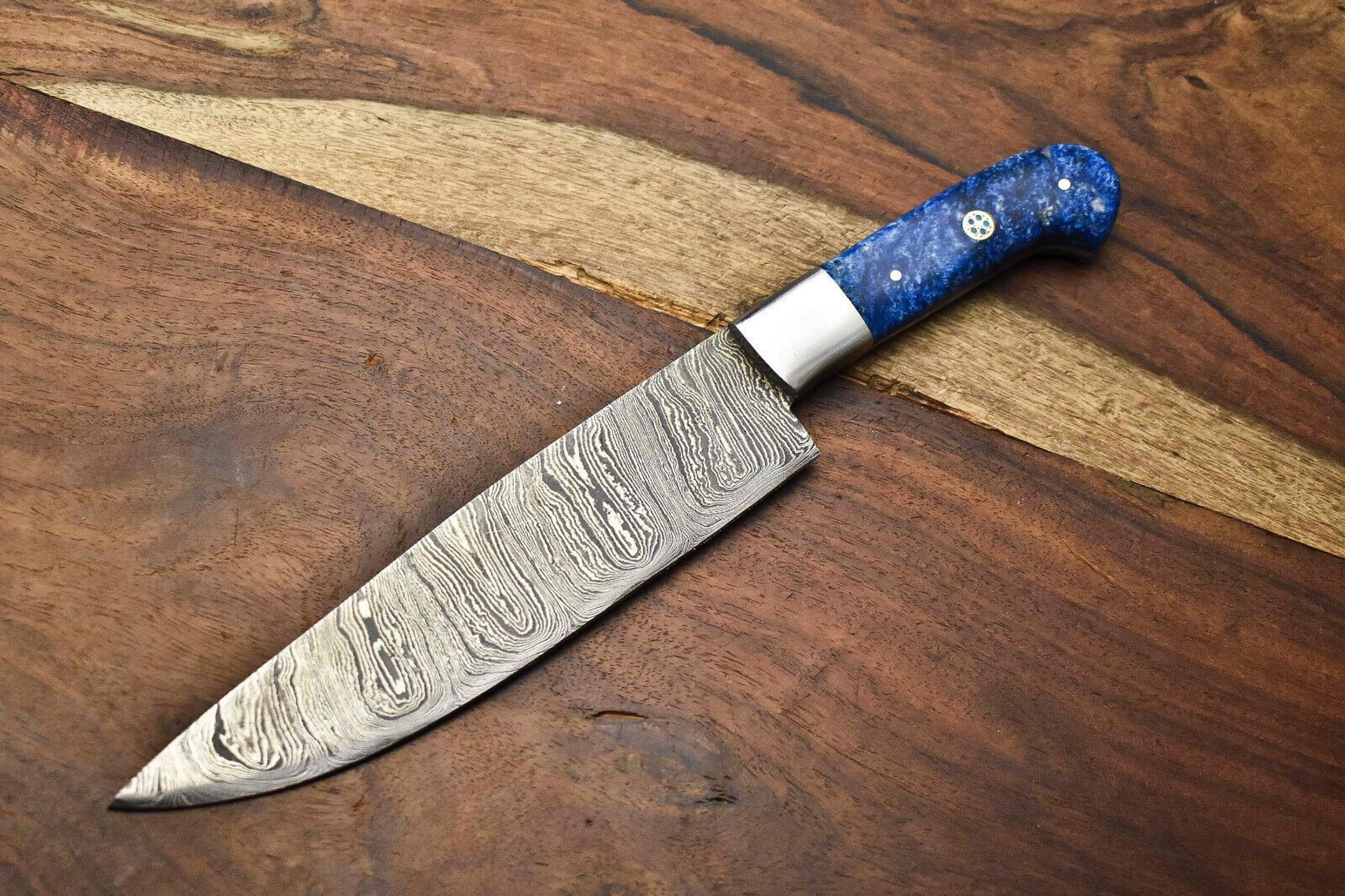 traditional handmade damascus steel knife | forged fillet blade for culinary precision