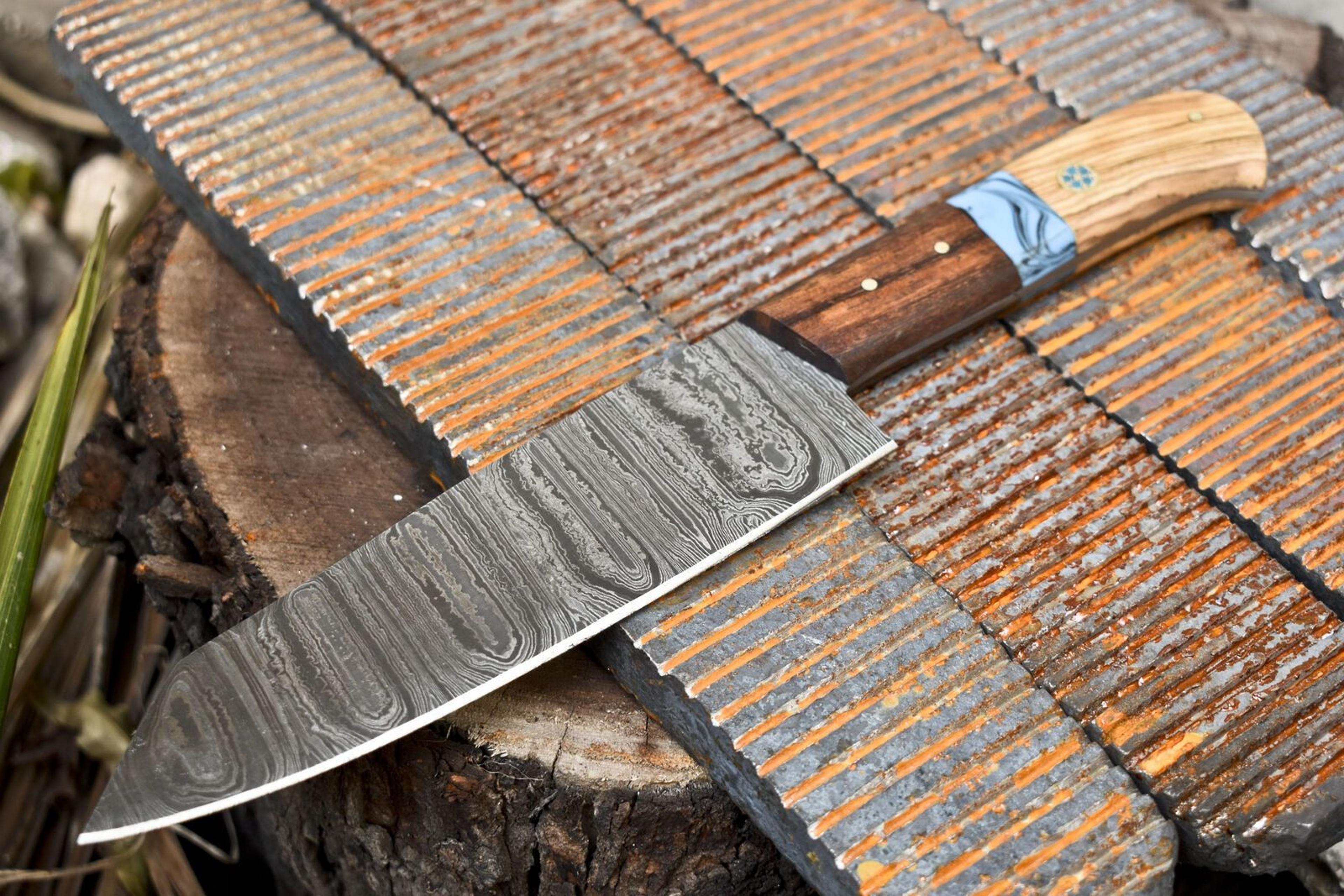 razor sharp damascus fillet knife | handmade forged chef knife for precision cutting