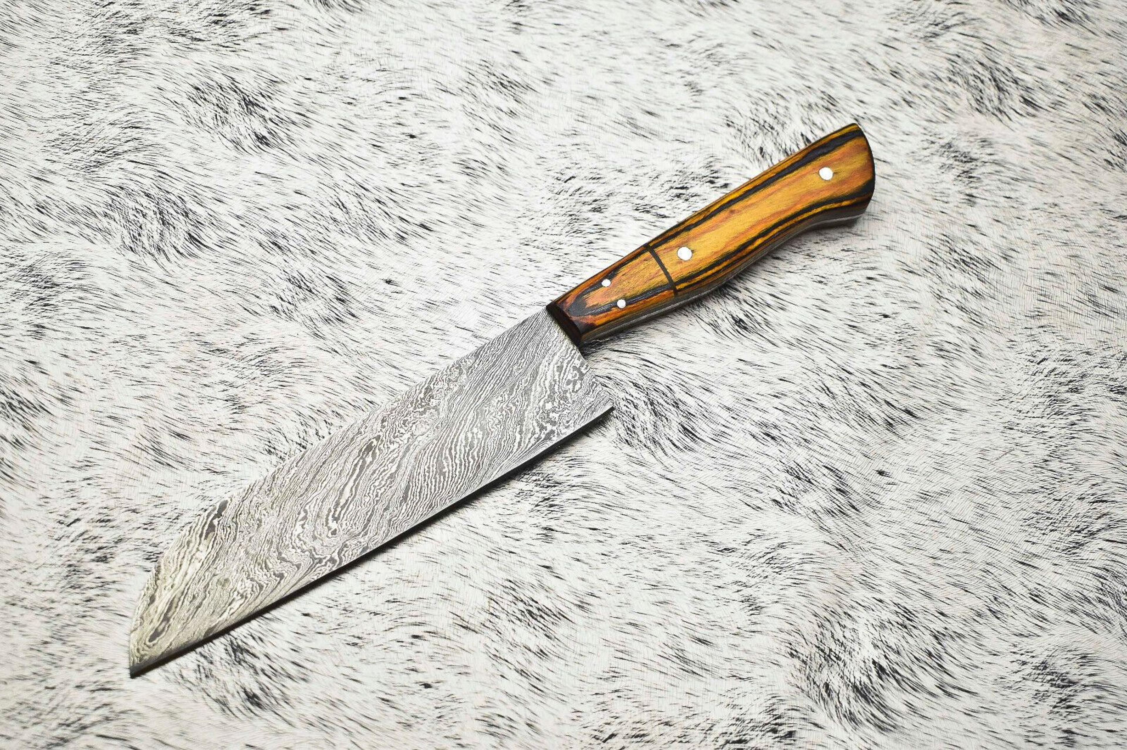 collectors edition damascus knife | hand forged 512-layer fillet knife for culinary use