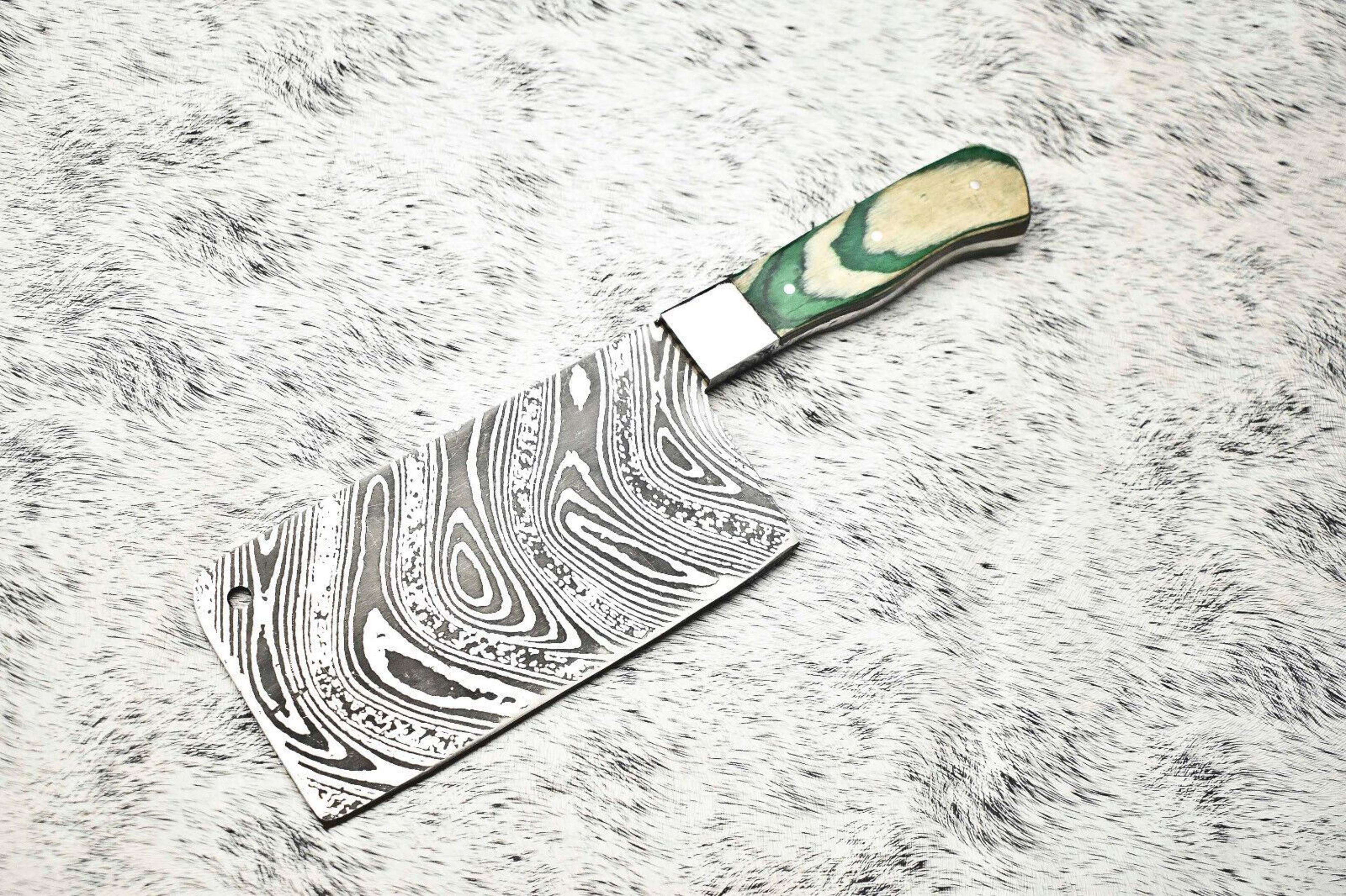 damascus chef knife | handmade fillet knife with 4mm thick forged blade