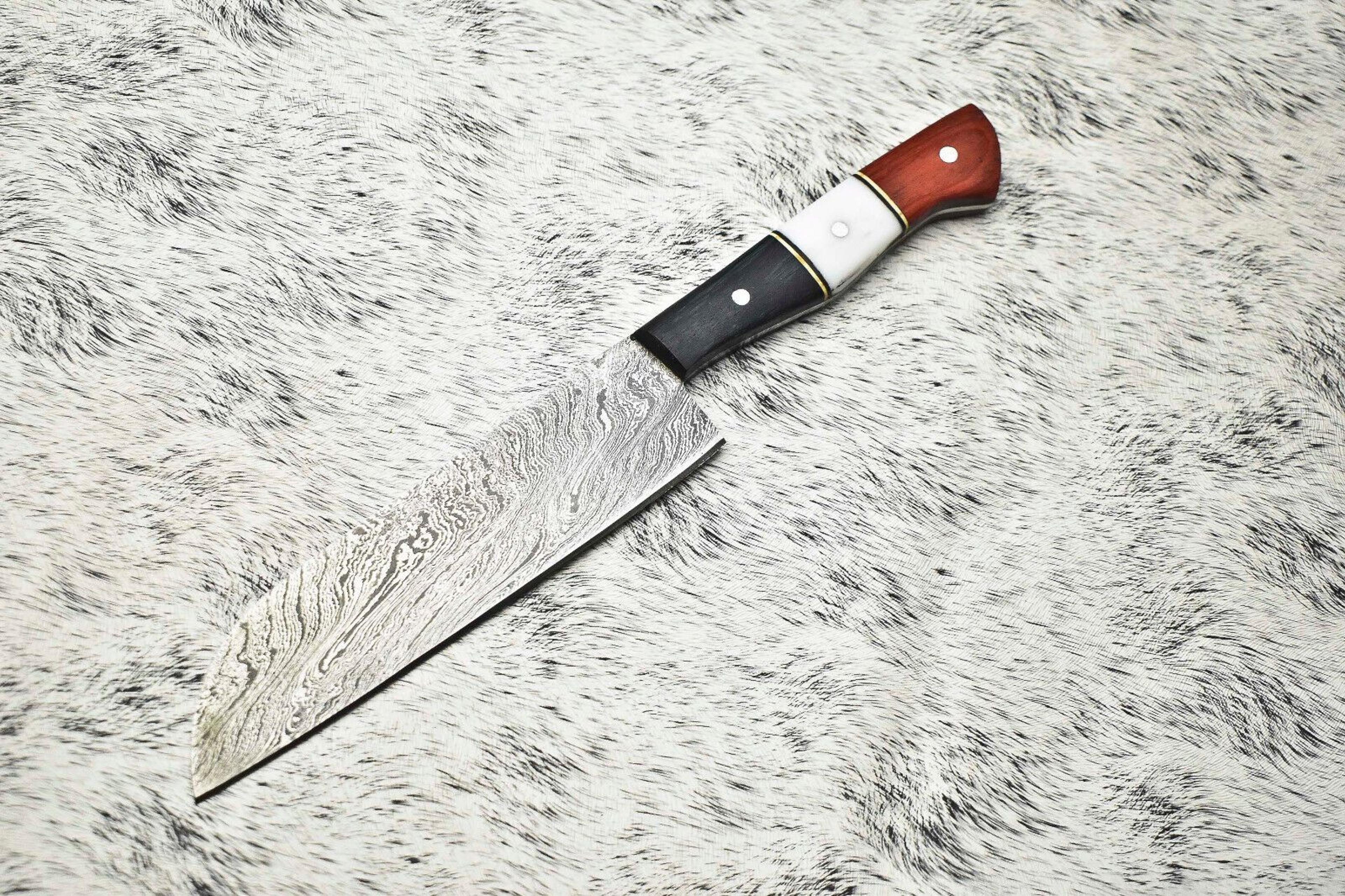 handmade damascus knife | forged fillet blade for precision kitchen cutting