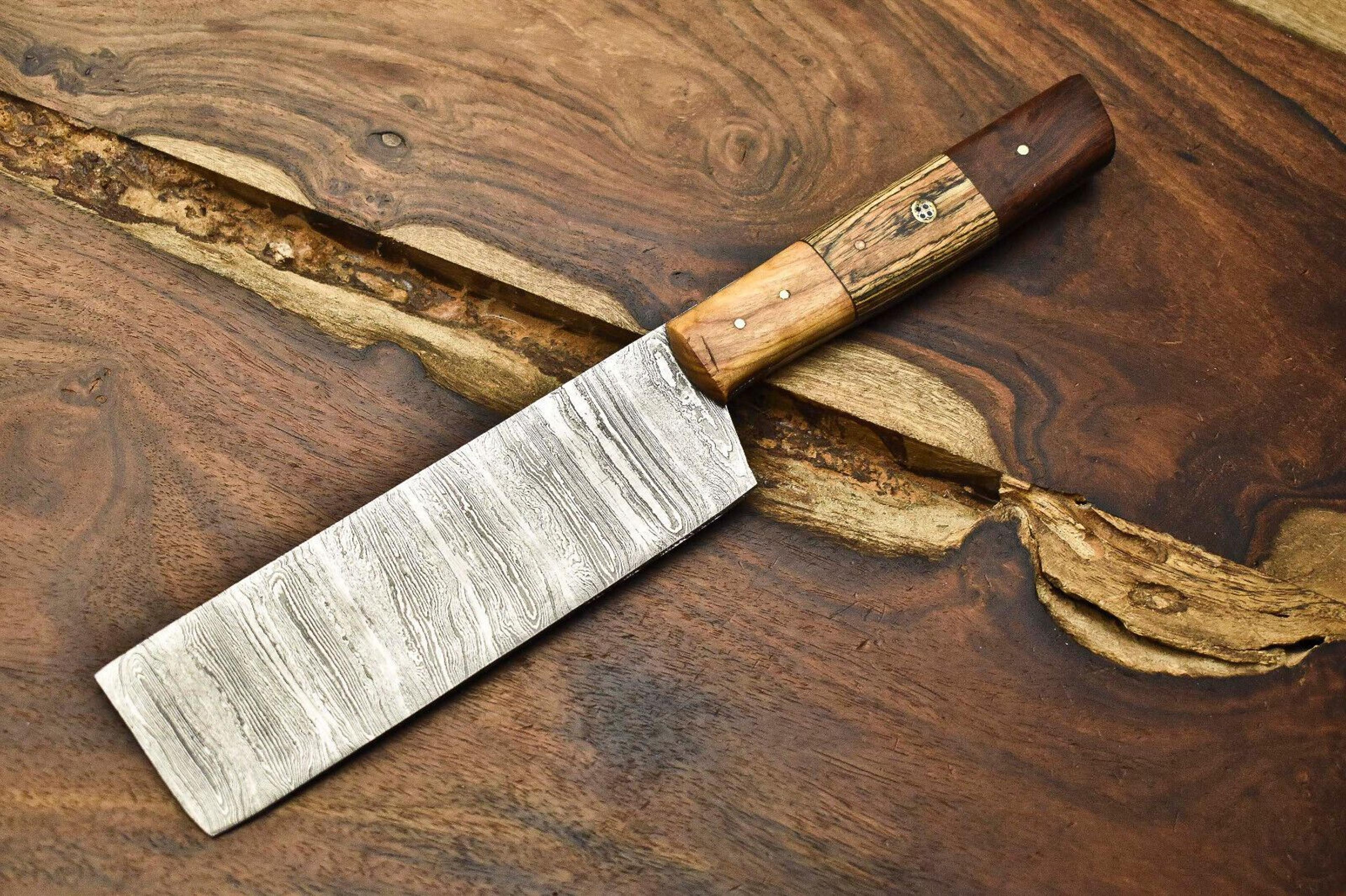 damascus chef knife | 512-layer fillet knife with pakka wood handle