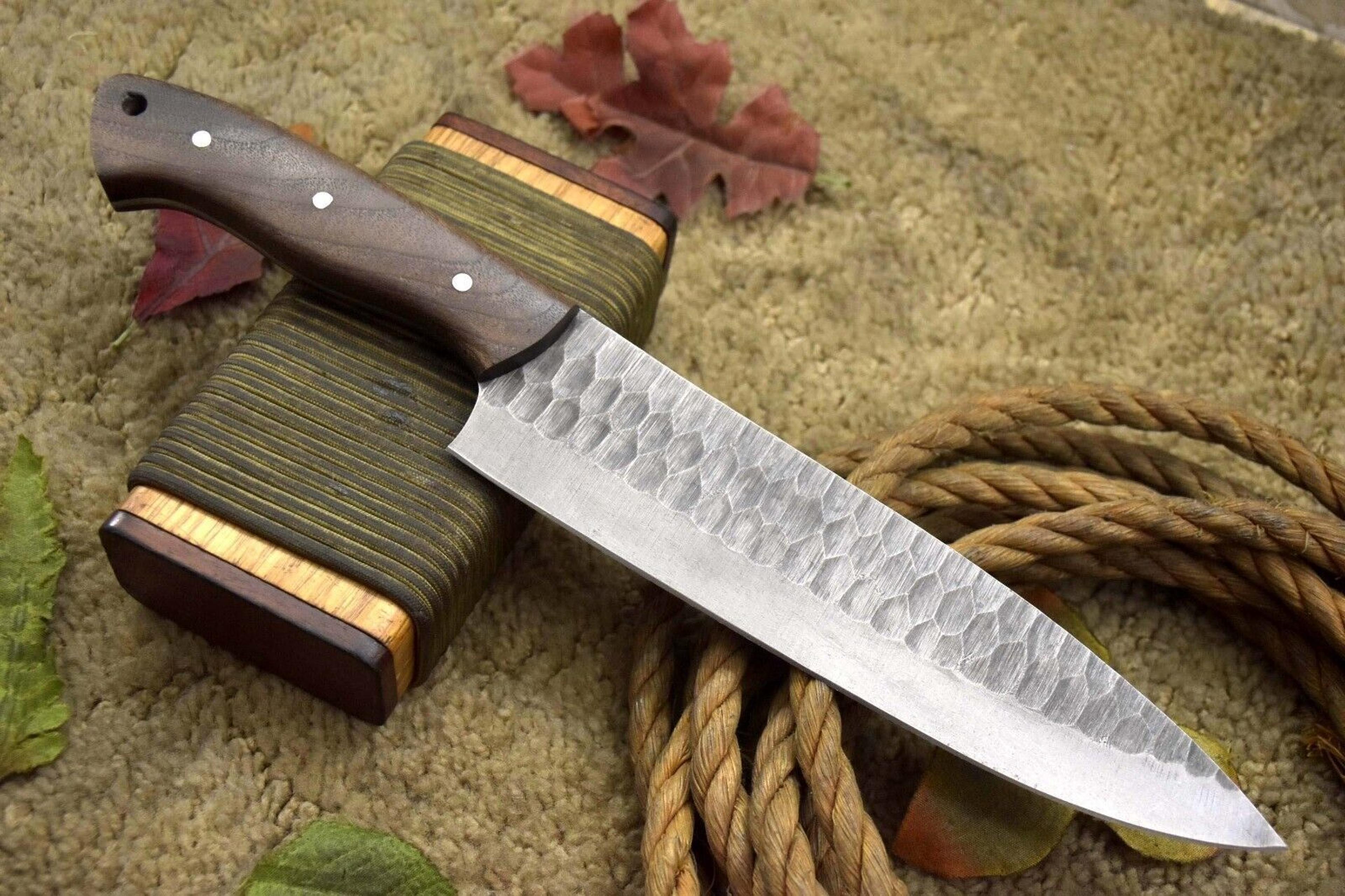 handmade damascus steel 13.0" chef knife | full tang kitchen knife | custom forged blade