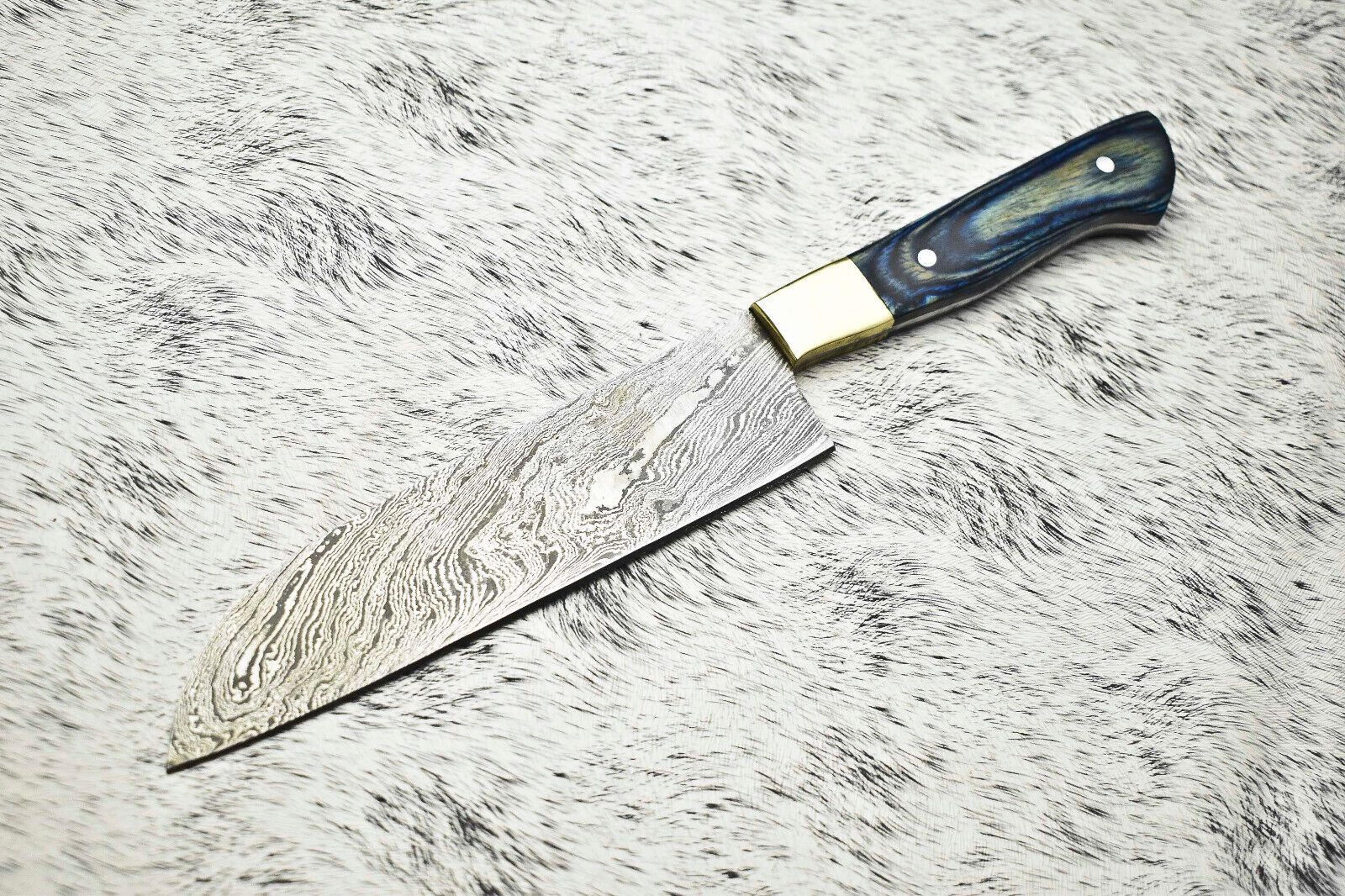 professional hand forged damascus chef knife – perfect balance & design