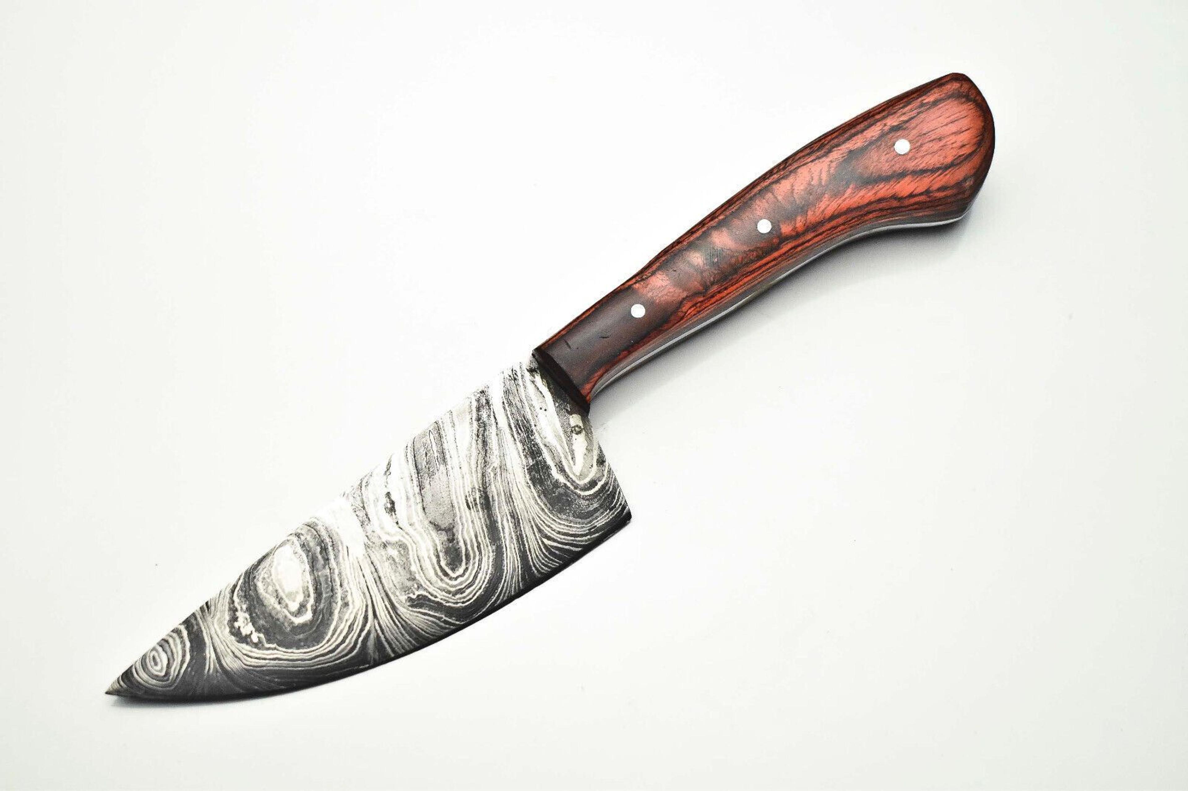 high-end handmade damascus chef knife – razor sharp kitchen essential