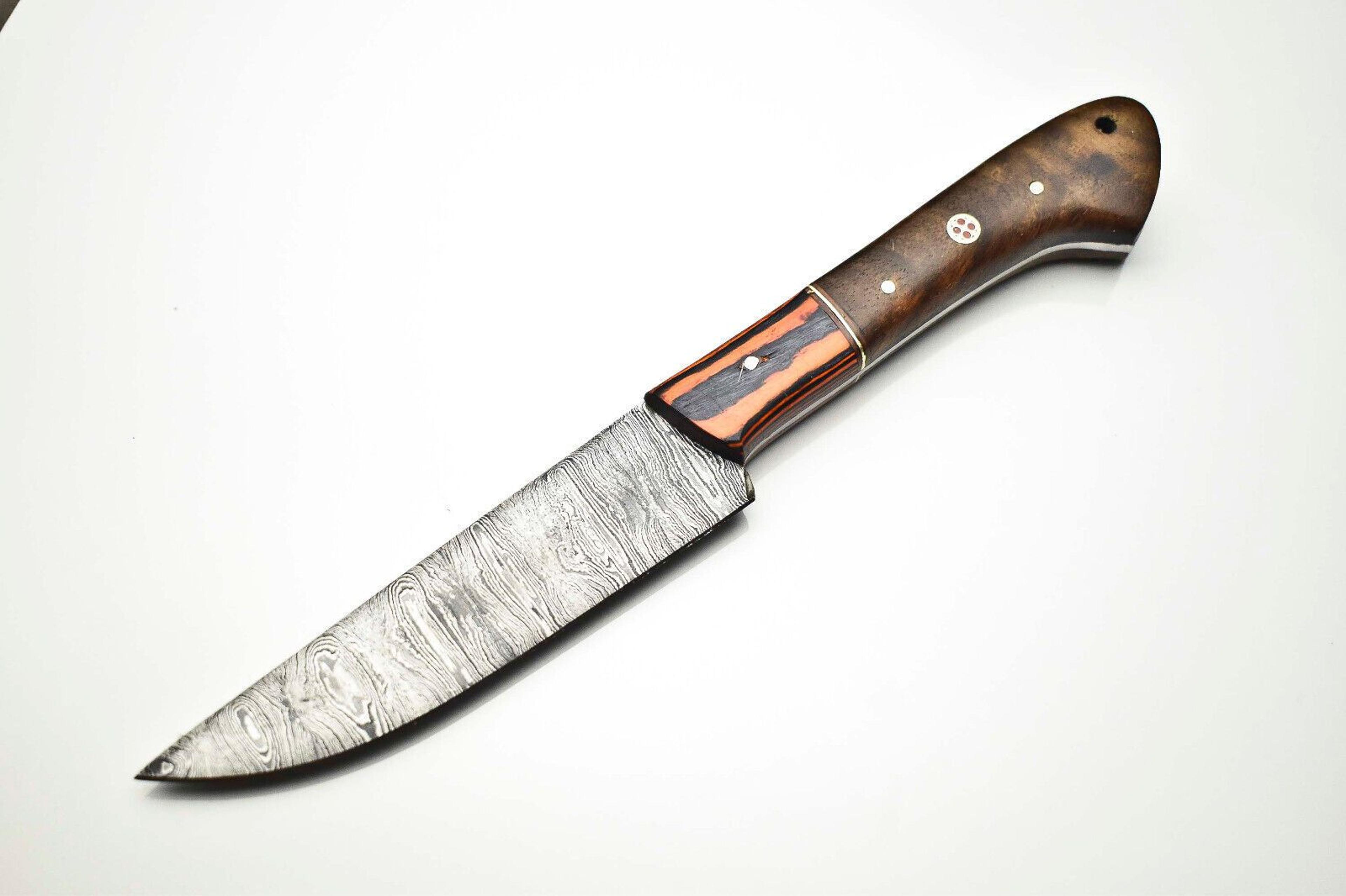 handmade damascus steel kitchen knife – elegant design, sharp performance