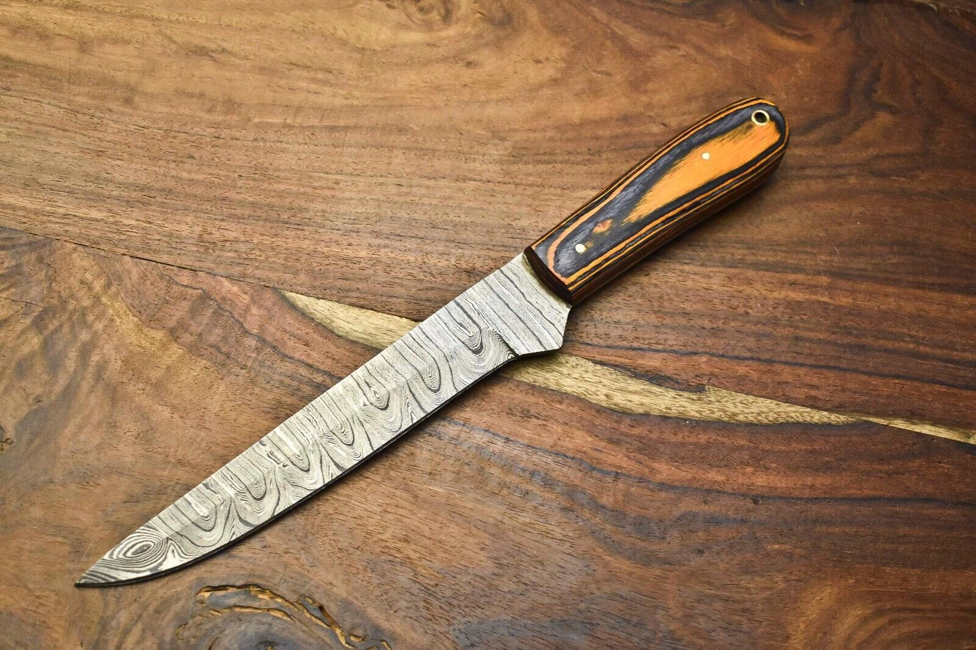 forged damascus steel chef knife – handmade culinary art for professionals