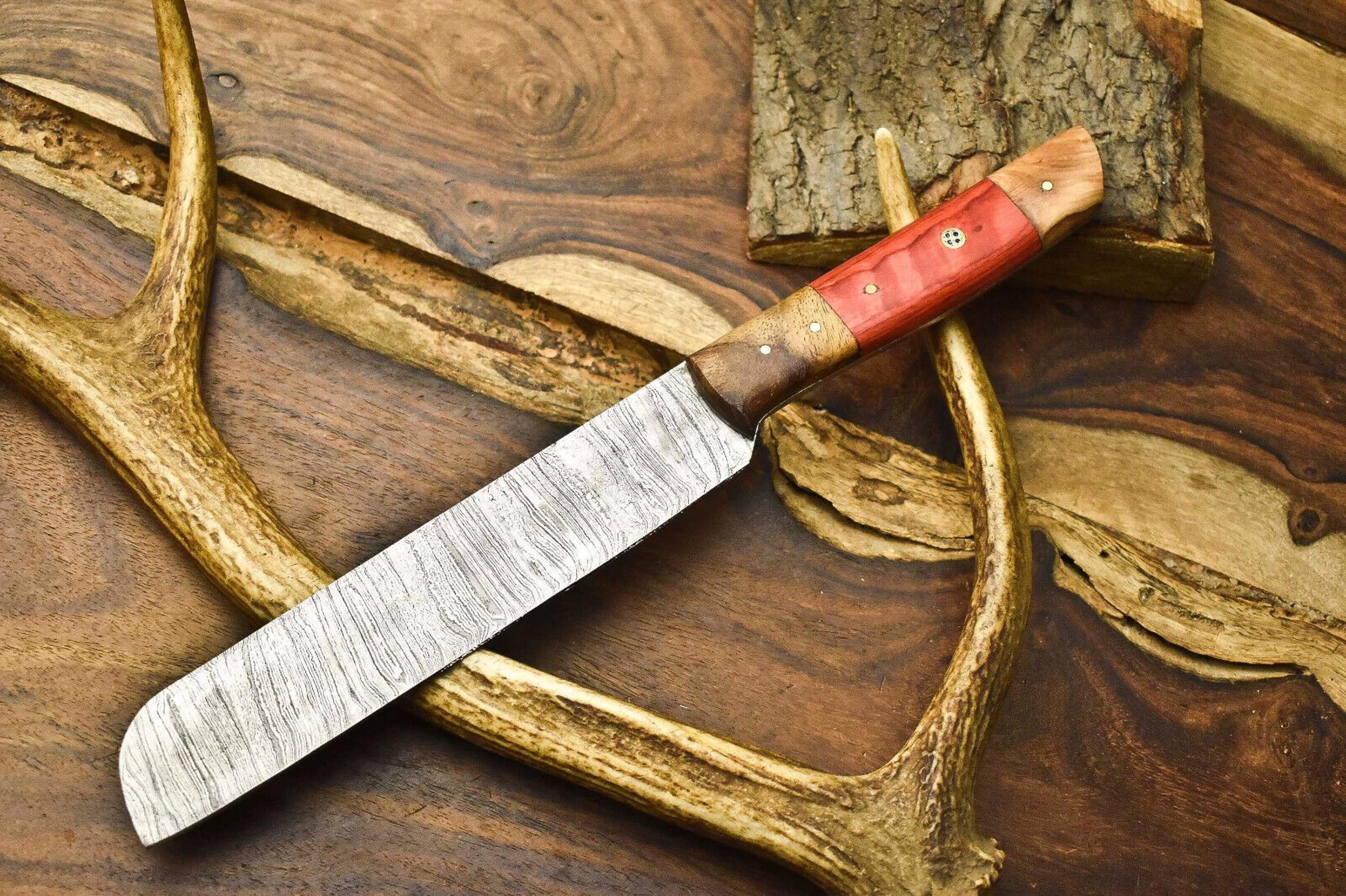 12" custom handmade damascus chef knife | premium kitchen cooking blade