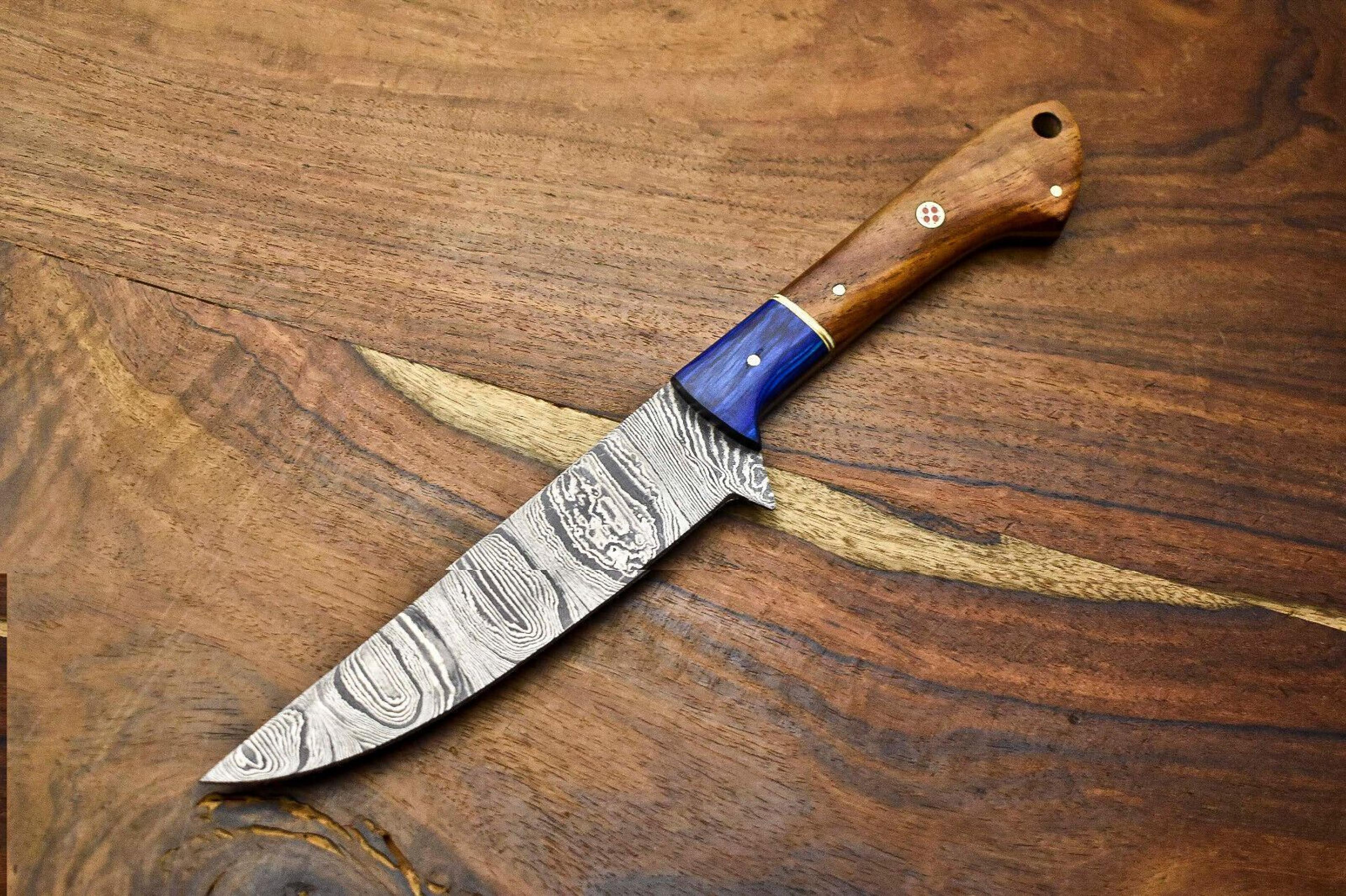 10" handmade damascus steel chef knife | full tang professional kitchen blade
