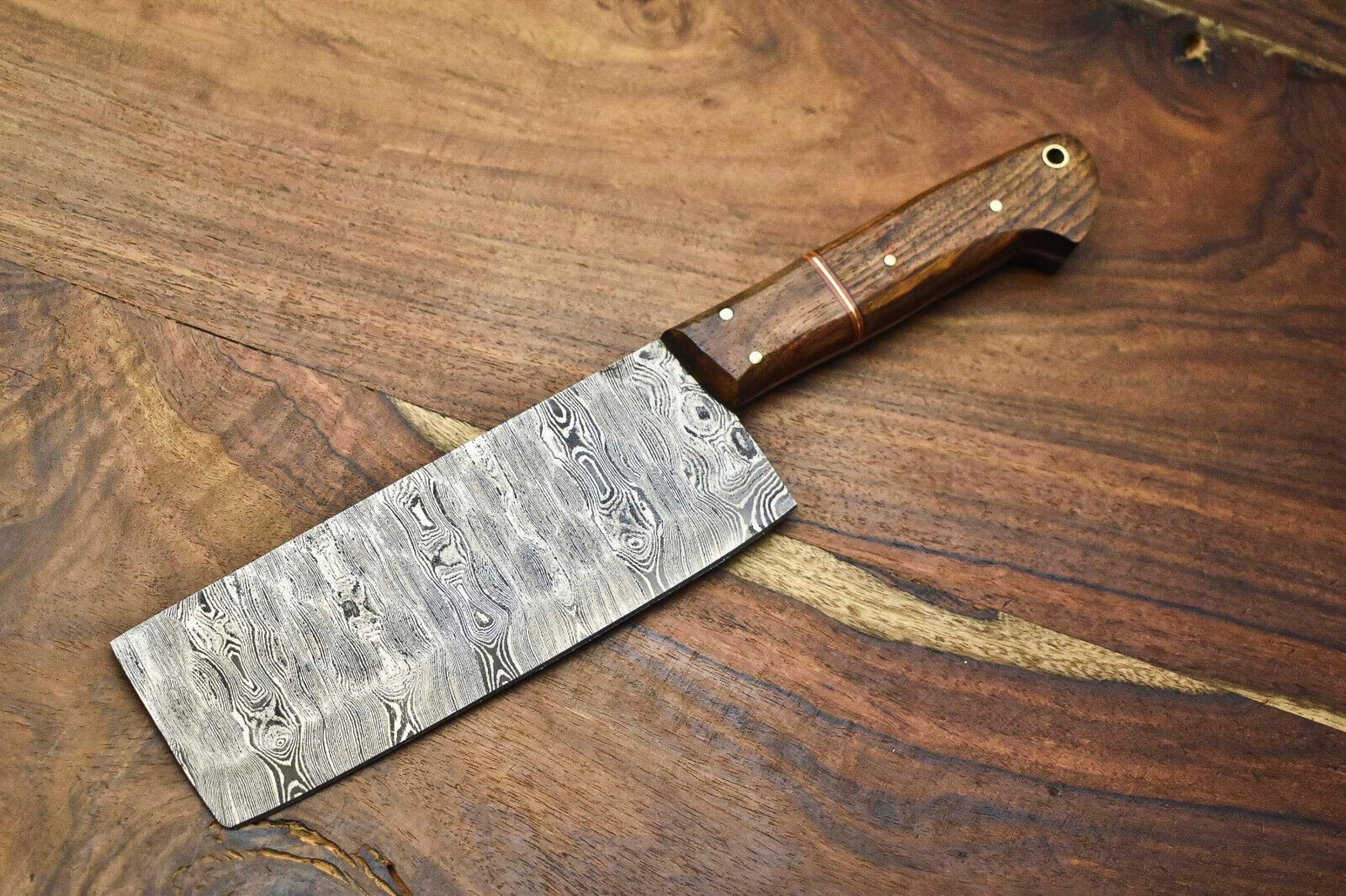 11" hand forged damascus steel chef knife | premium full tang kitchen knife