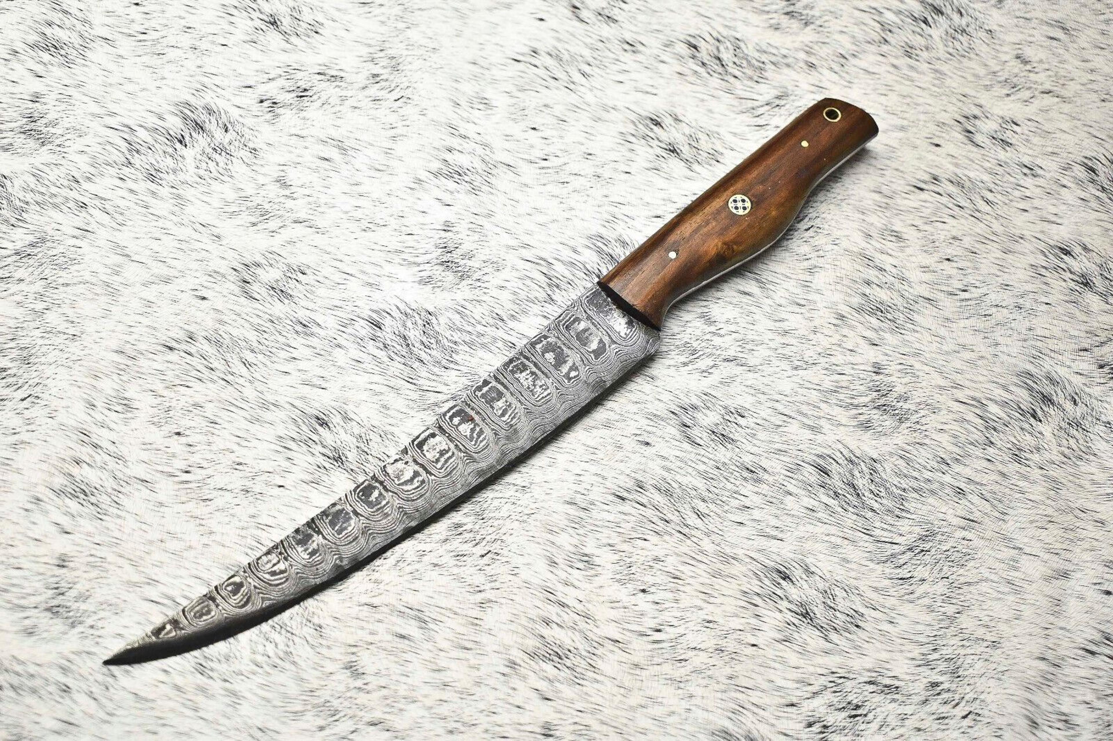 handmade damascus steel chef knife | full tang professional kitchen blade