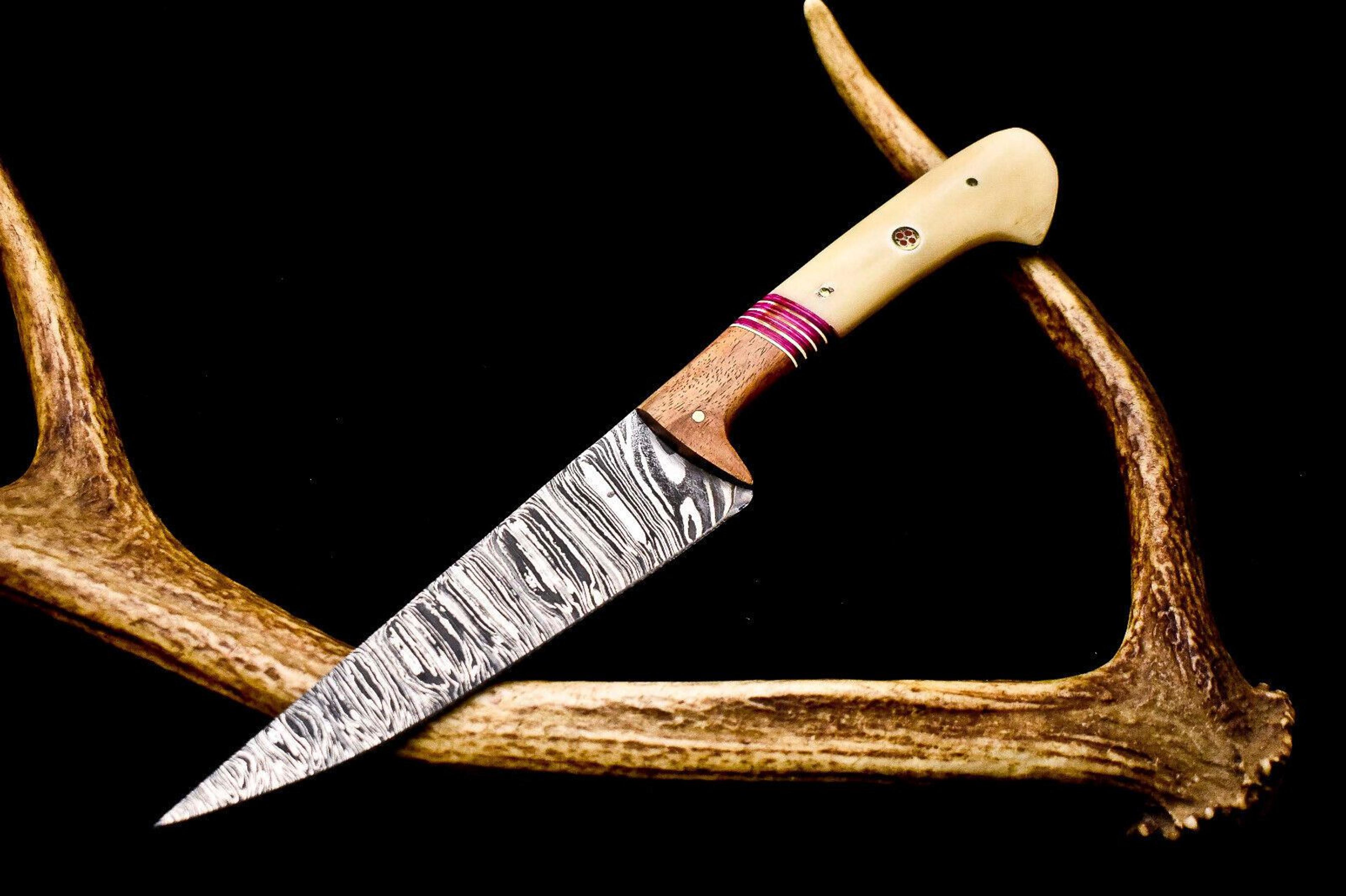custom handmade damascus steel full tang chef knife | professional kitchen tool