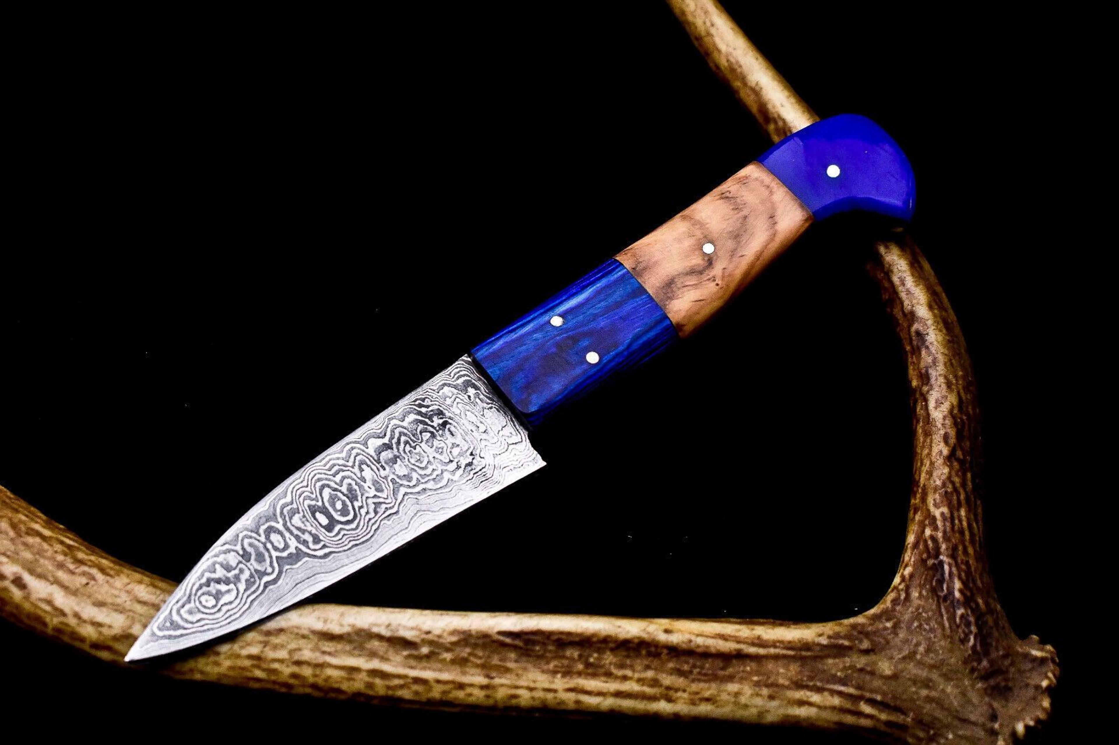 8" handmade damascus steel full tang chef knife | kitchen cooking knife