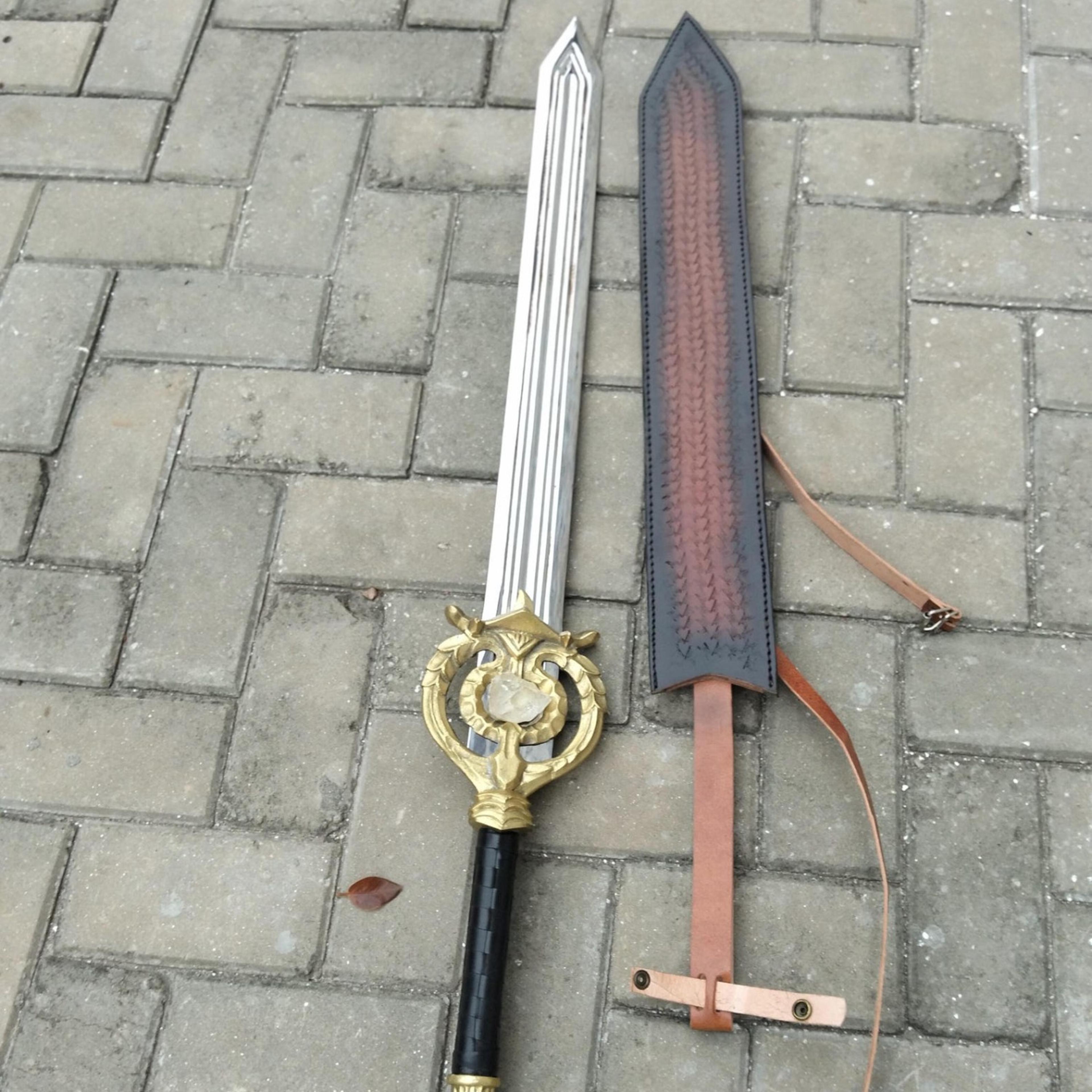unique handcrafted medieval dann breaker sword display prop for cosplay and fantasy decor