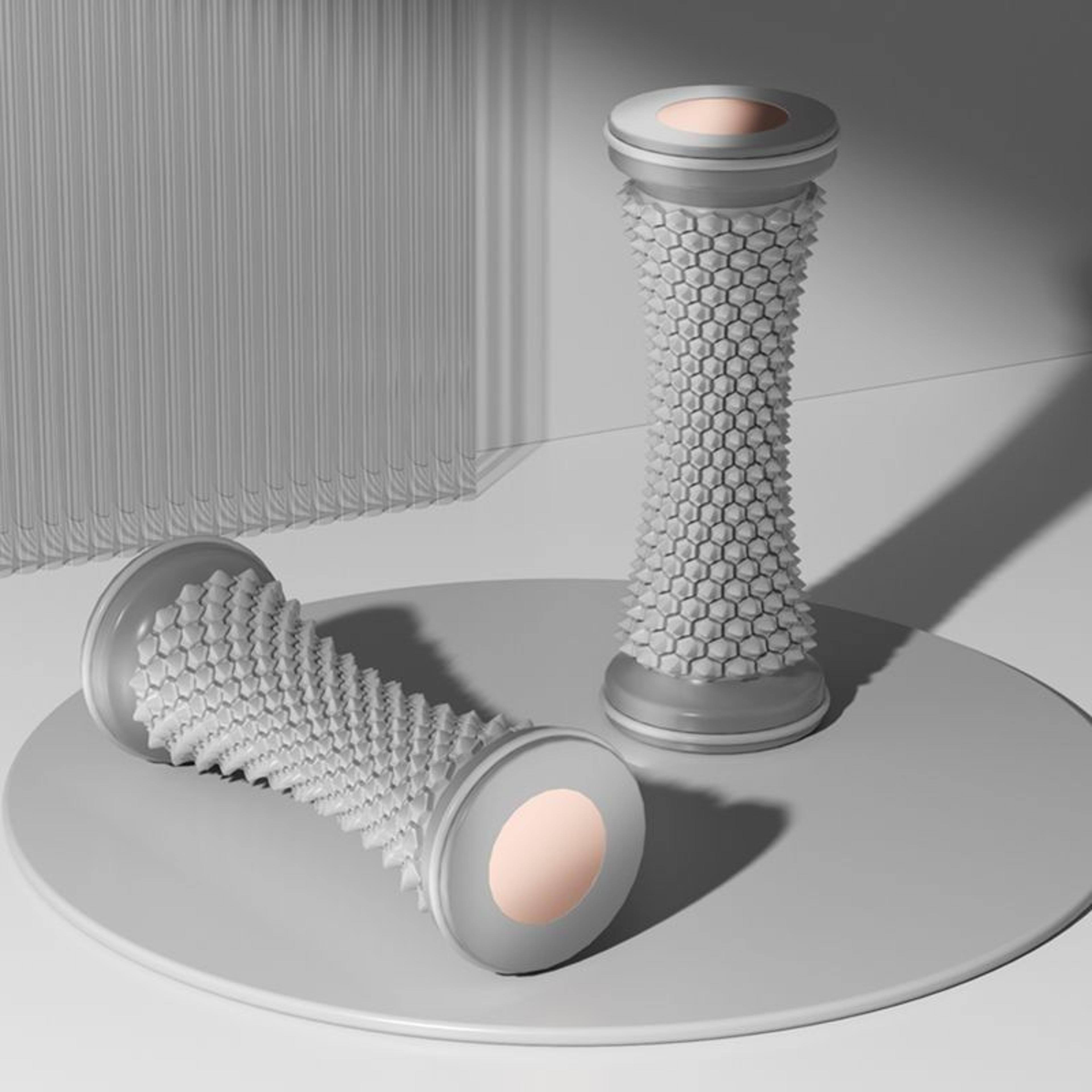 foot massager roller, plantar fascia & leg muscle relaxation for reflexology & yoga care