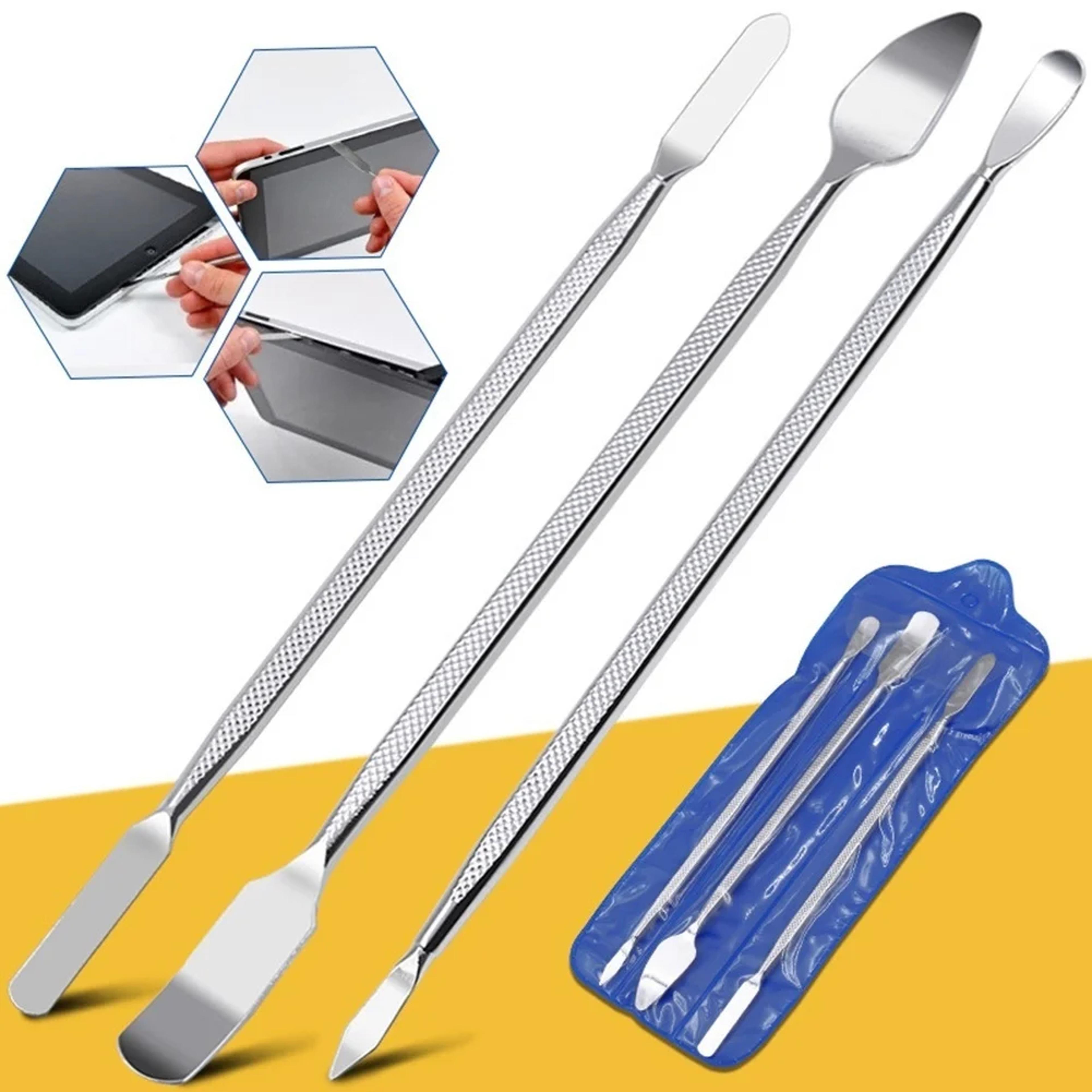 premium metal spudger tool kit, repair opening pry hand tool for iphone, tablet, smartphone disassembly