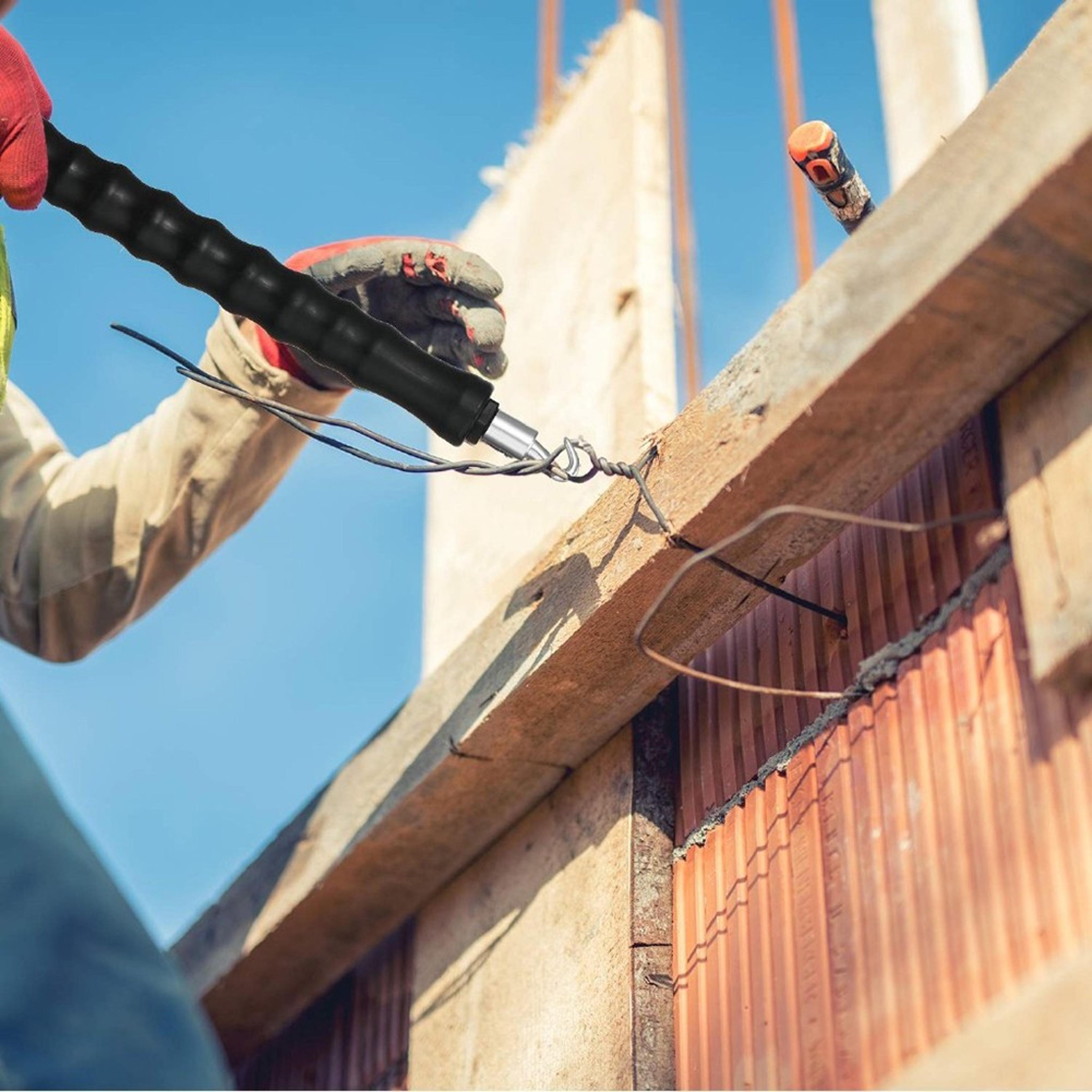tie wire twister rebar straight hook, automatic iron hook for fence & construction, durable hand tool supplies
