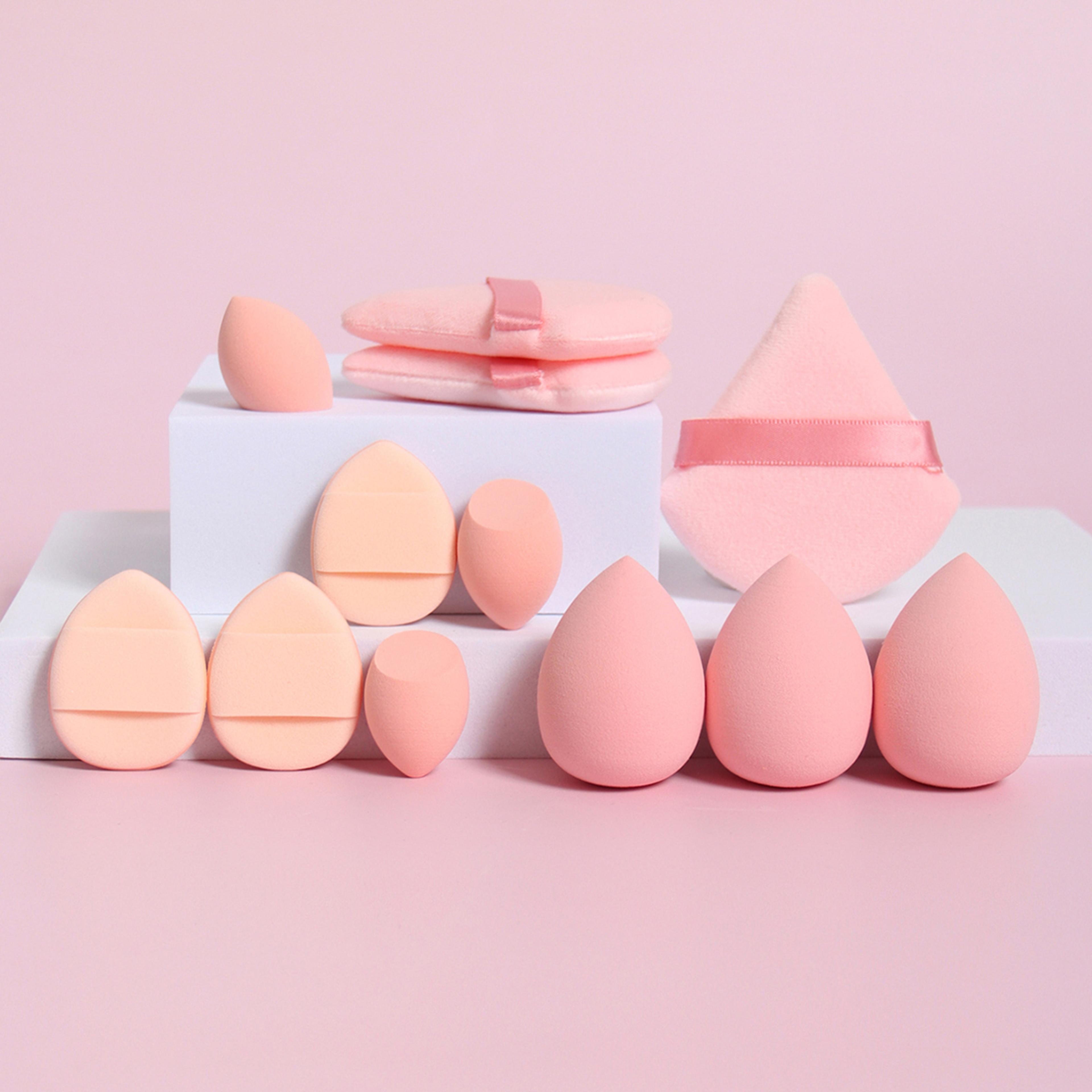 makeup sponge set, loose powder puffs, mini air cushion puffs, beauty eggs, mini beauty sponges for all makeup