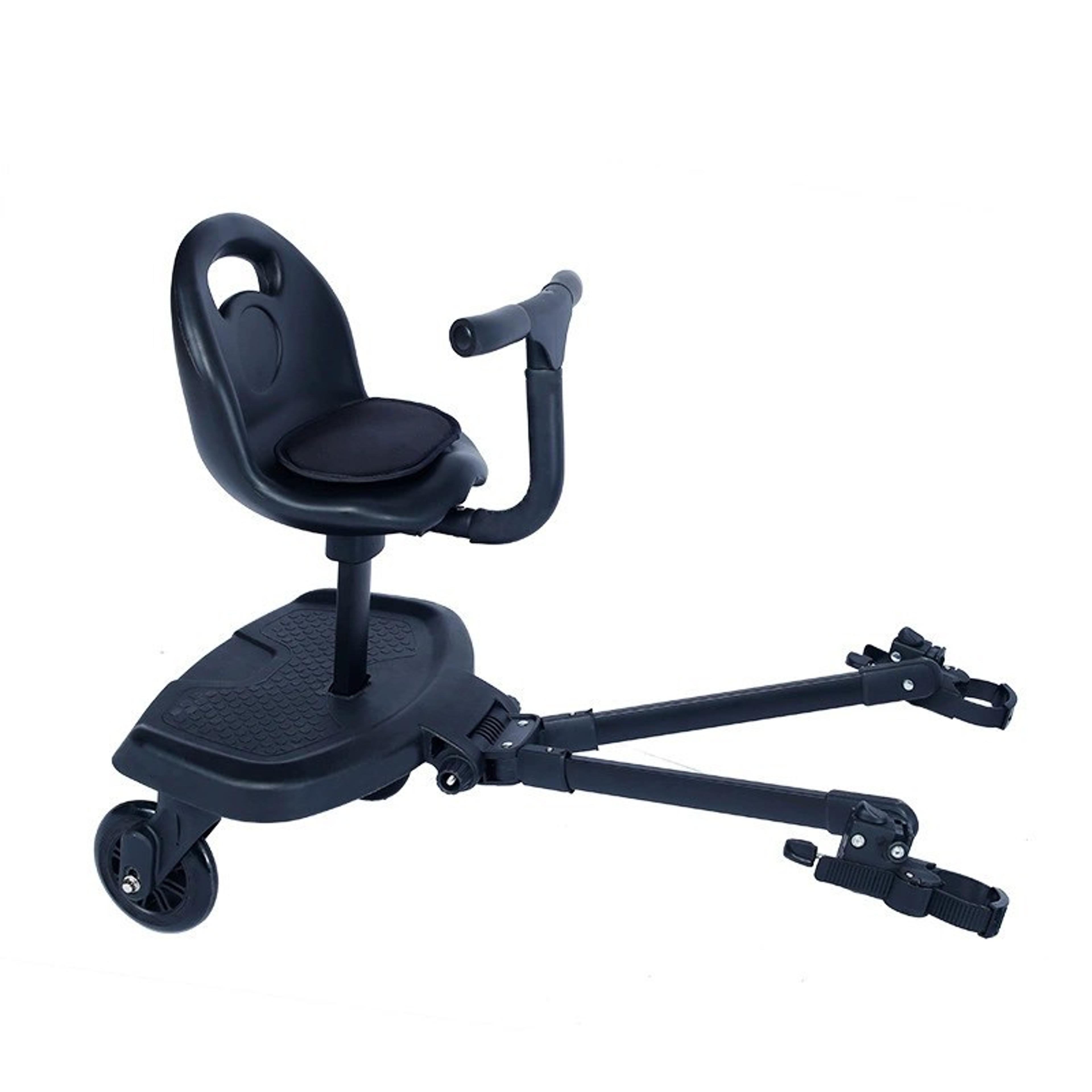 baby stroller add-on with auxiliary pedal, seat combo for two kids, hassle-free outings, perfect stroller accessory