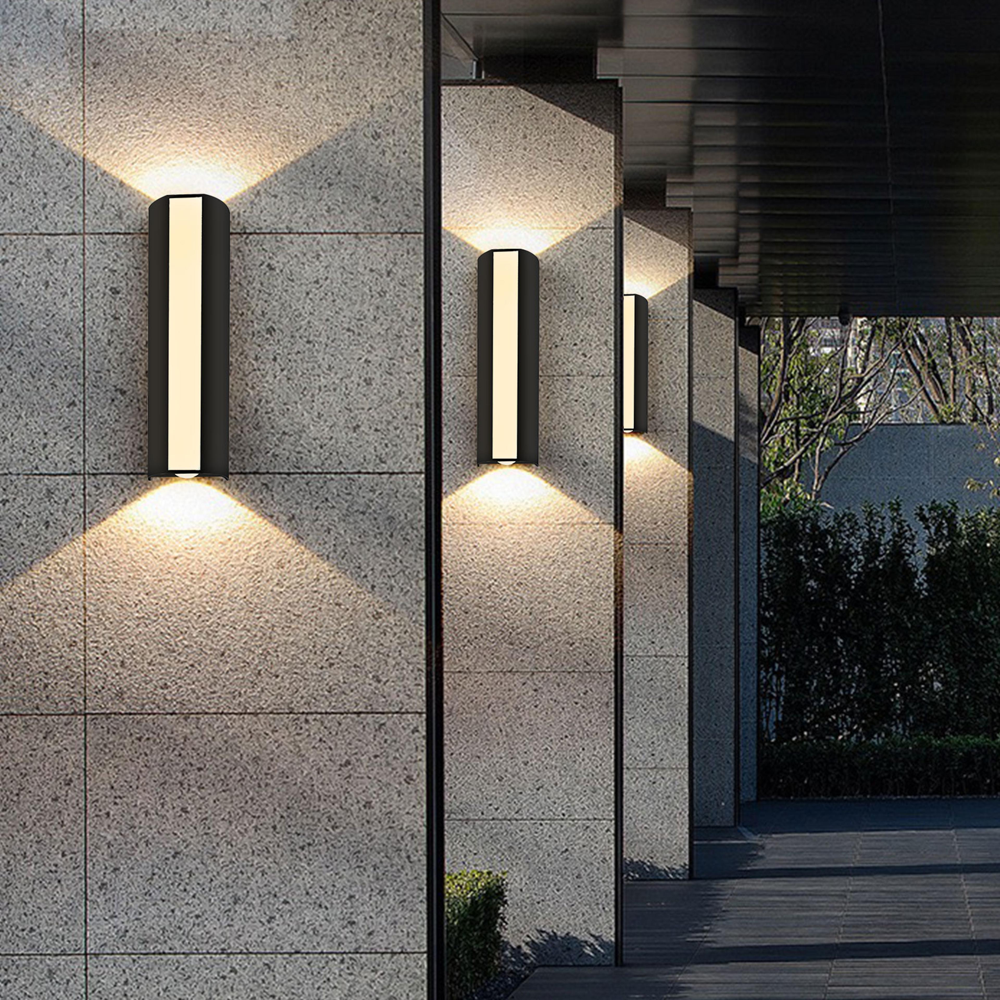 waterproof led wall lamp for indoor and outdoor use, ideal for bathroom, porch, kitchen, bedroom, corridor, living room