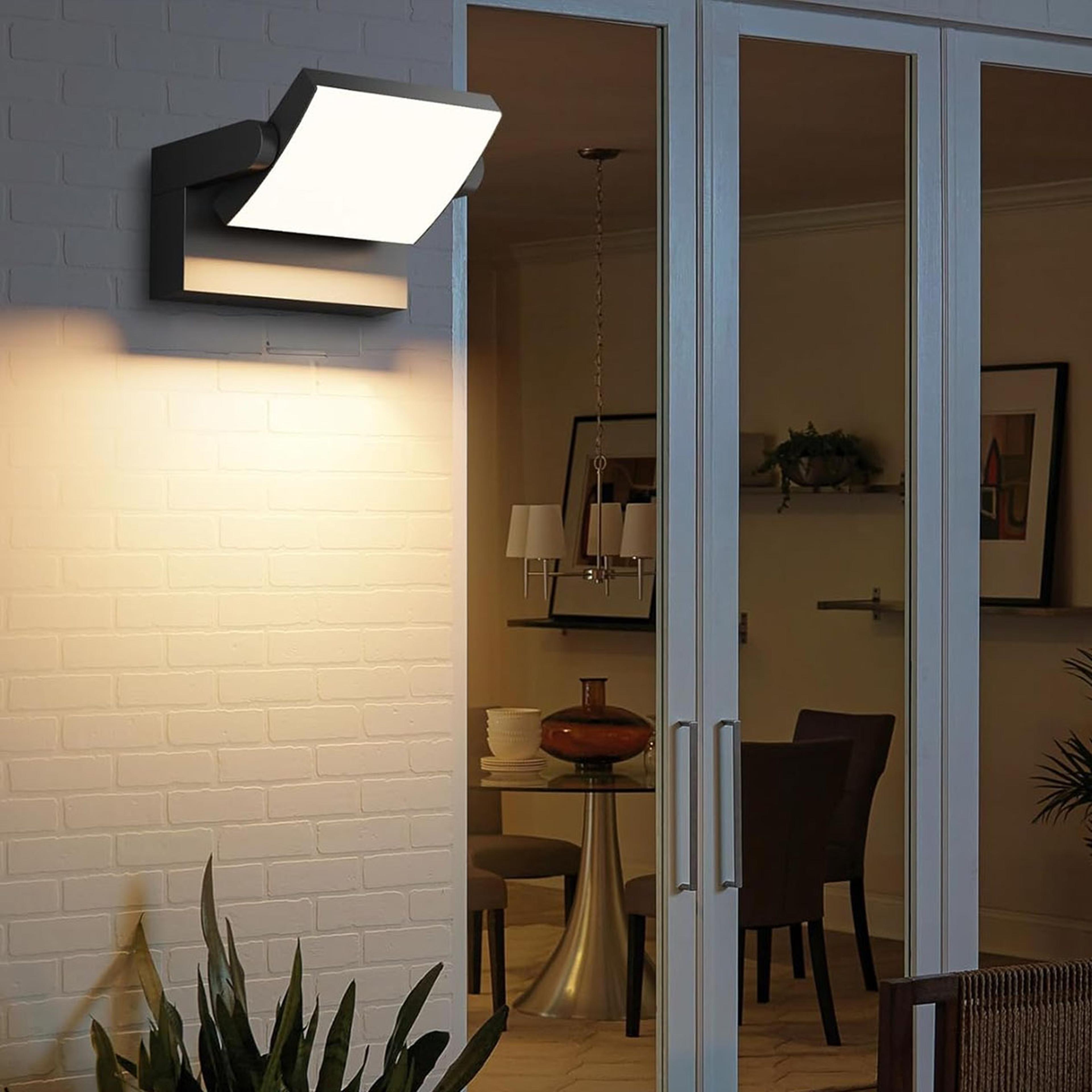 waterproof led porch lights, motion sensor outdoor wall lamp, balcony garden courtyard lamps, modern living room bedroom