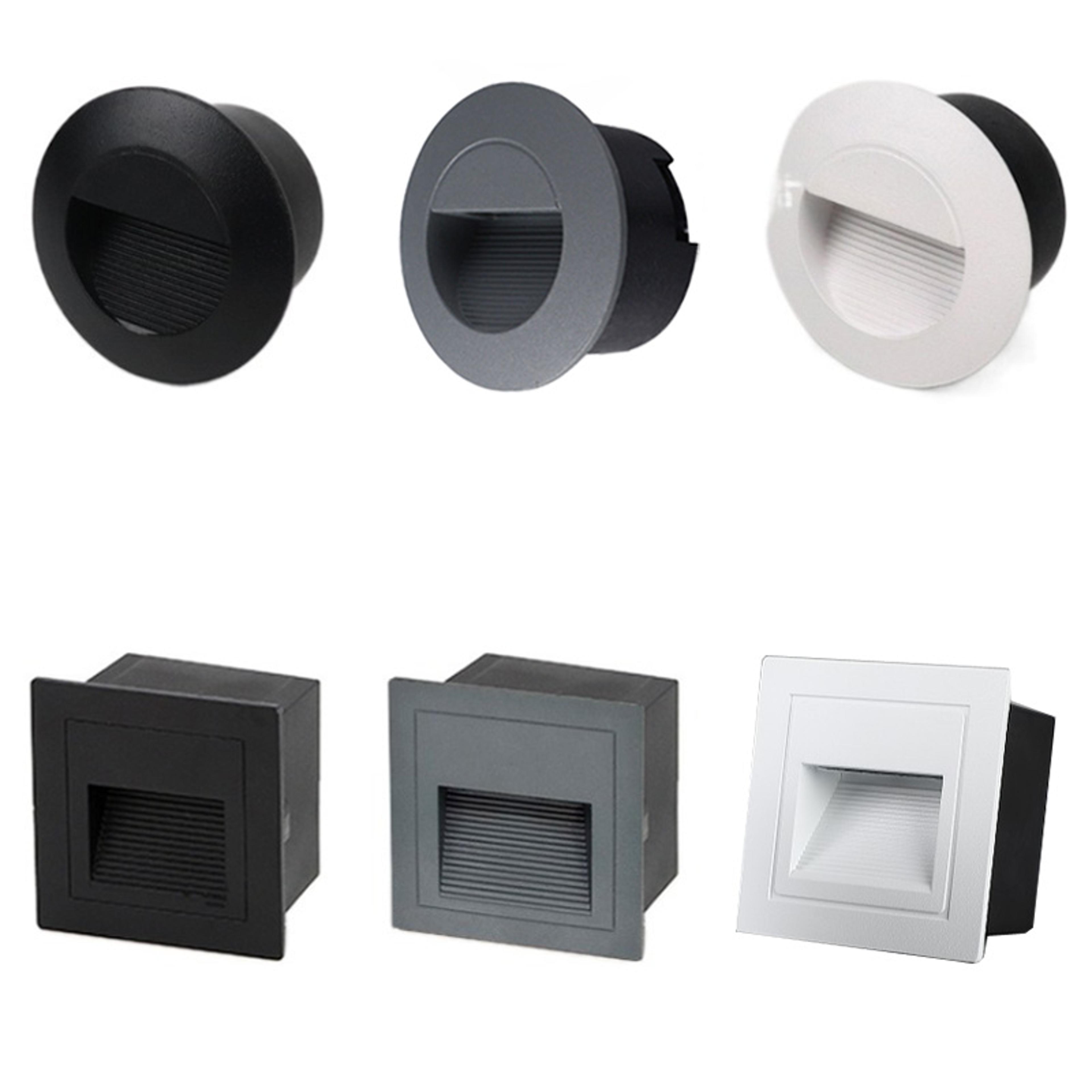 led wall lamp, waterproof recessed buried step light, led stair light for indoor and outdoor staircases, staircase step