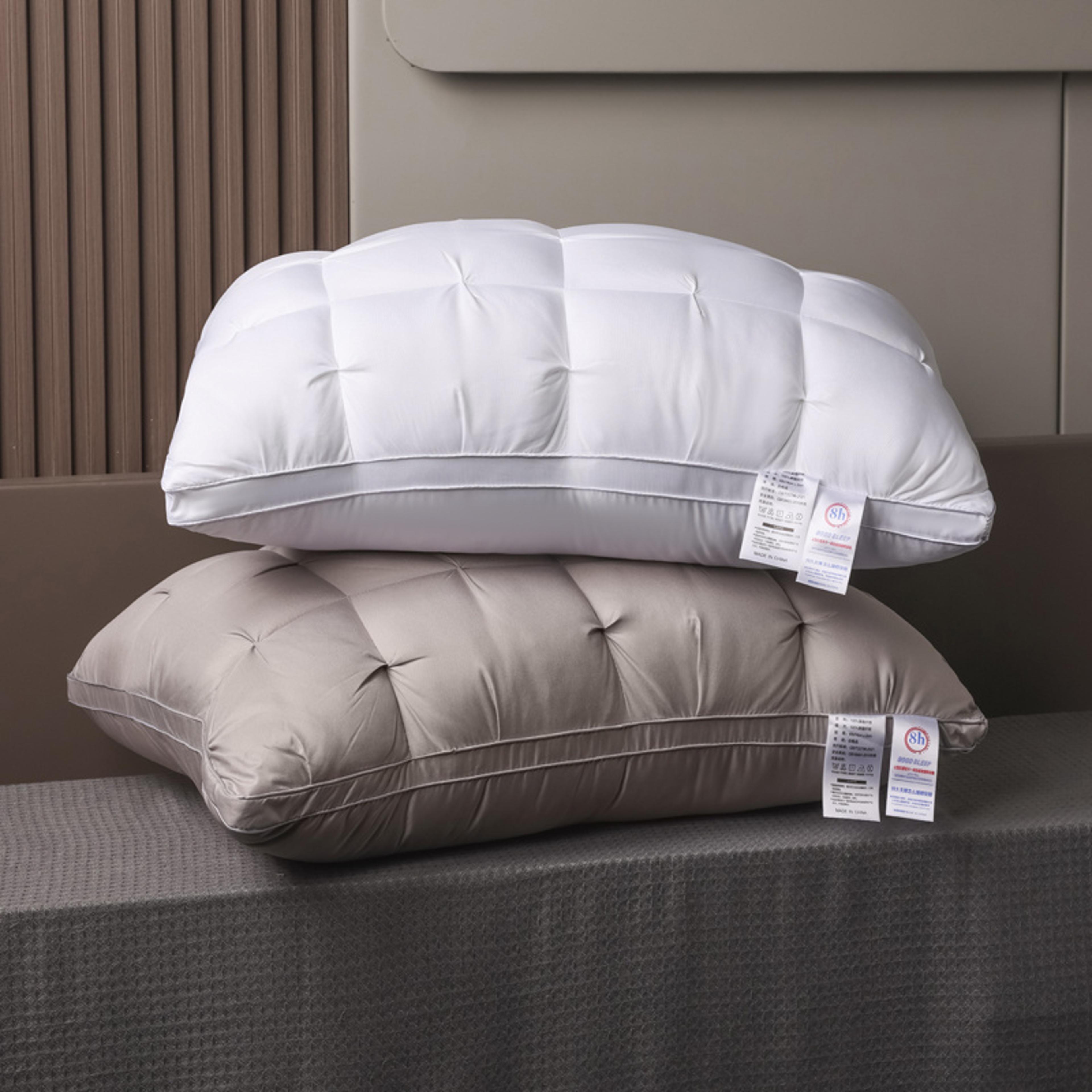 deep sleep neck support pillow, luxurious 5-star hotel quality, non-collapse high pillow core for all seasons rest