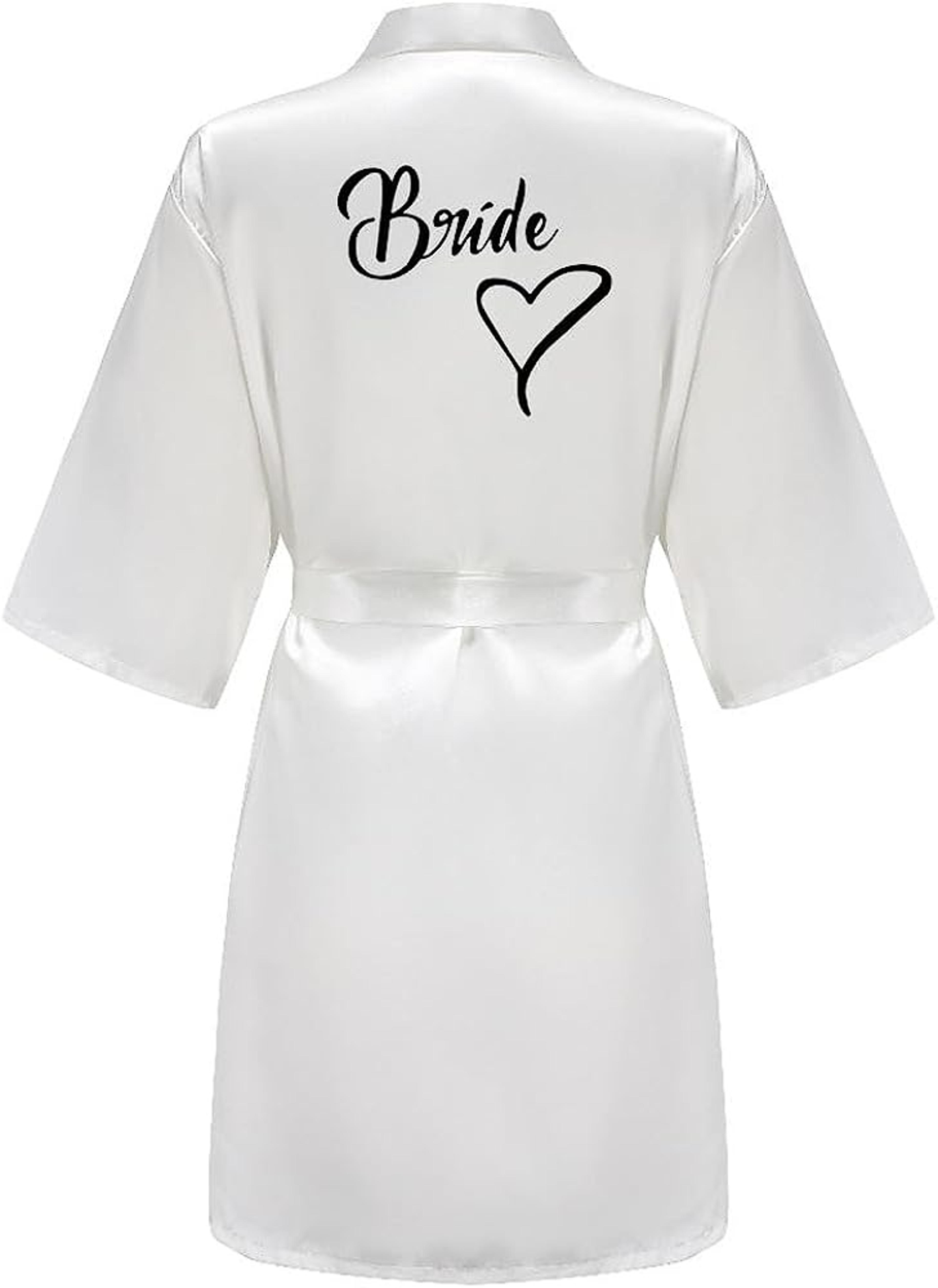 fashion women silk satin short night robe, sexy kimono bathrobe, wedding bridesmaid bathrobe, satin bathrobe for bride
