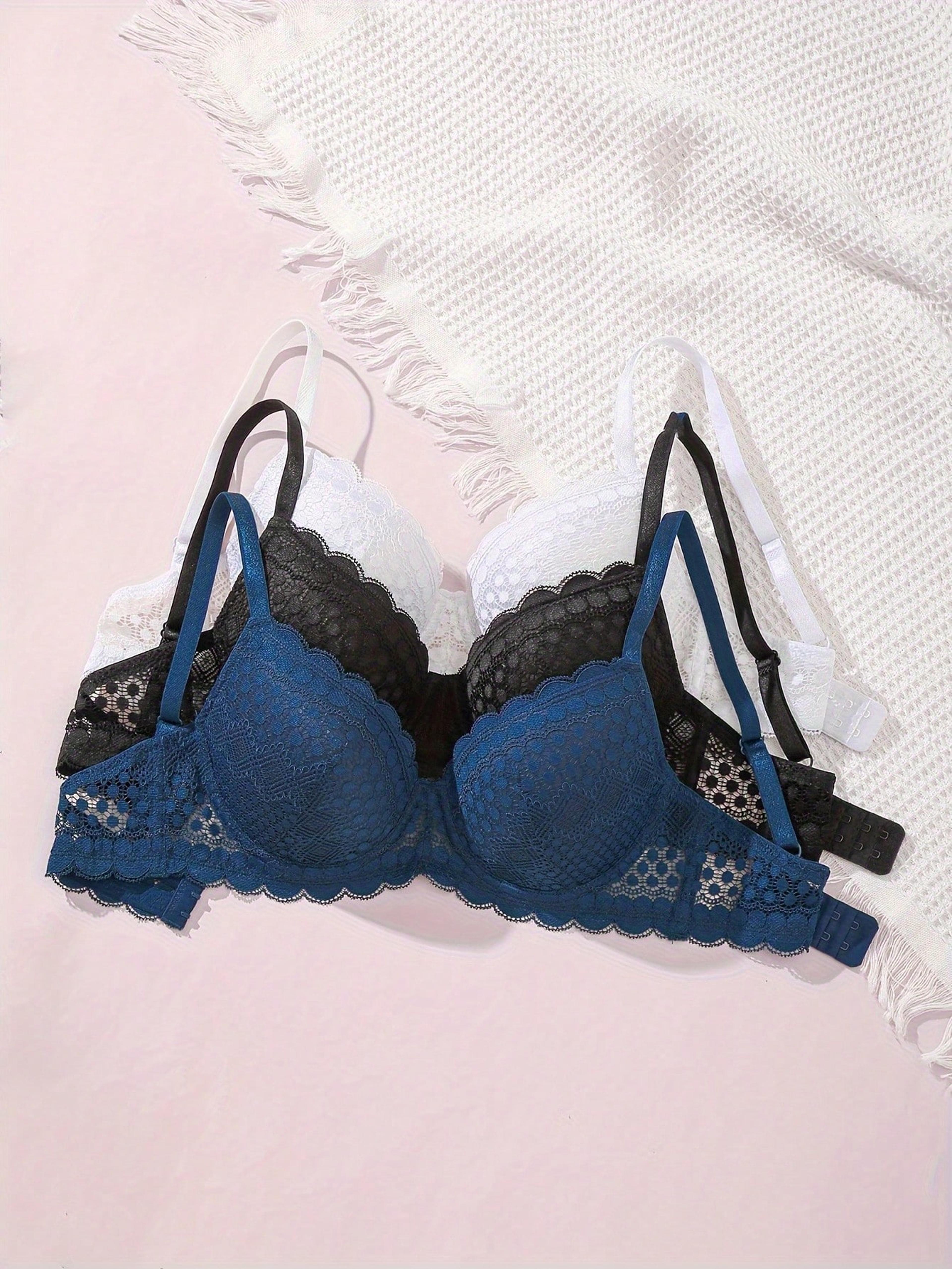 sexy lace underwire push-up bra for women, comfortable, breathable lingerie, b c d cup sizes