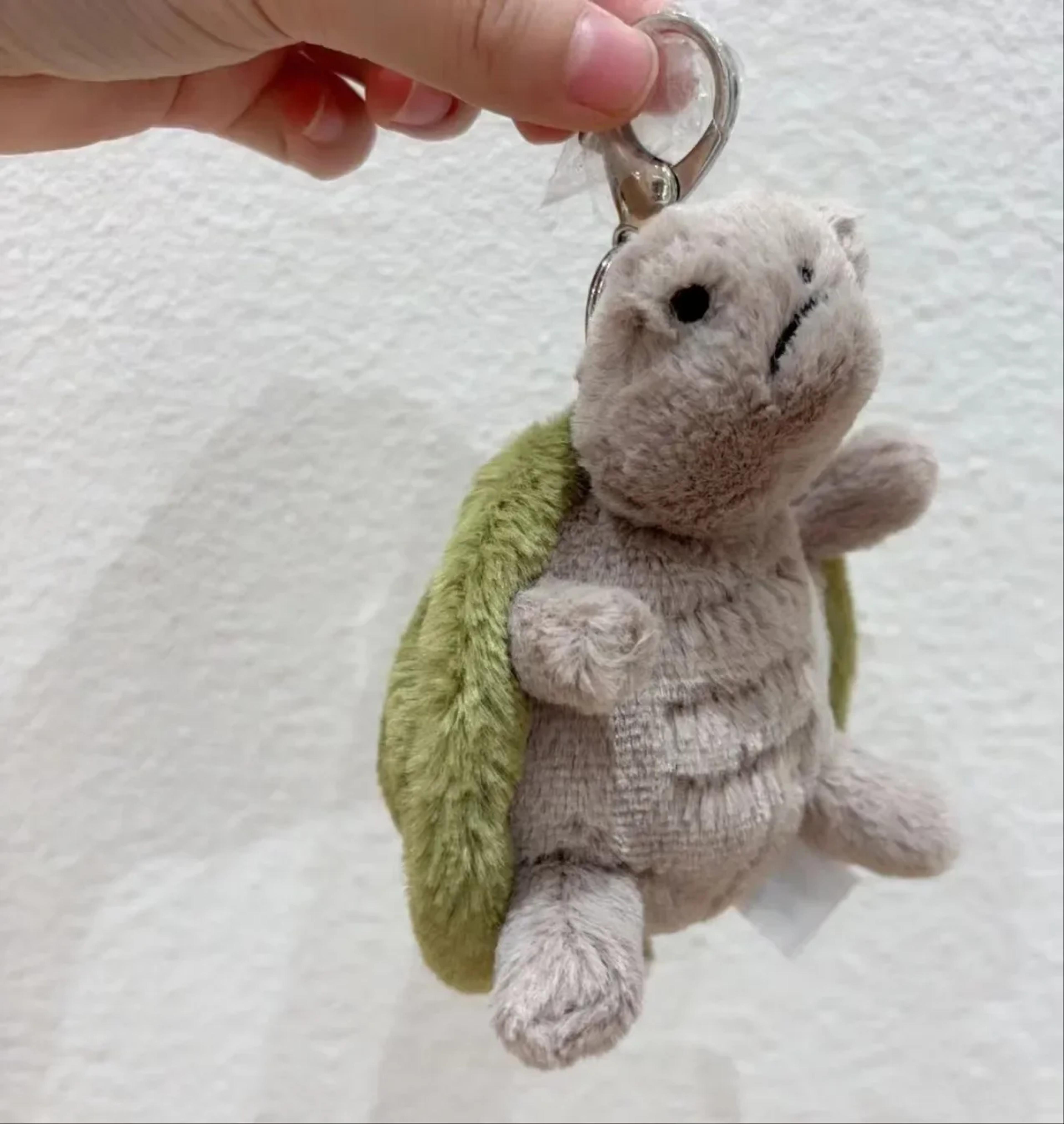 interactive turtle keychain, pet toy & home decor | perfect gift for animal lovers