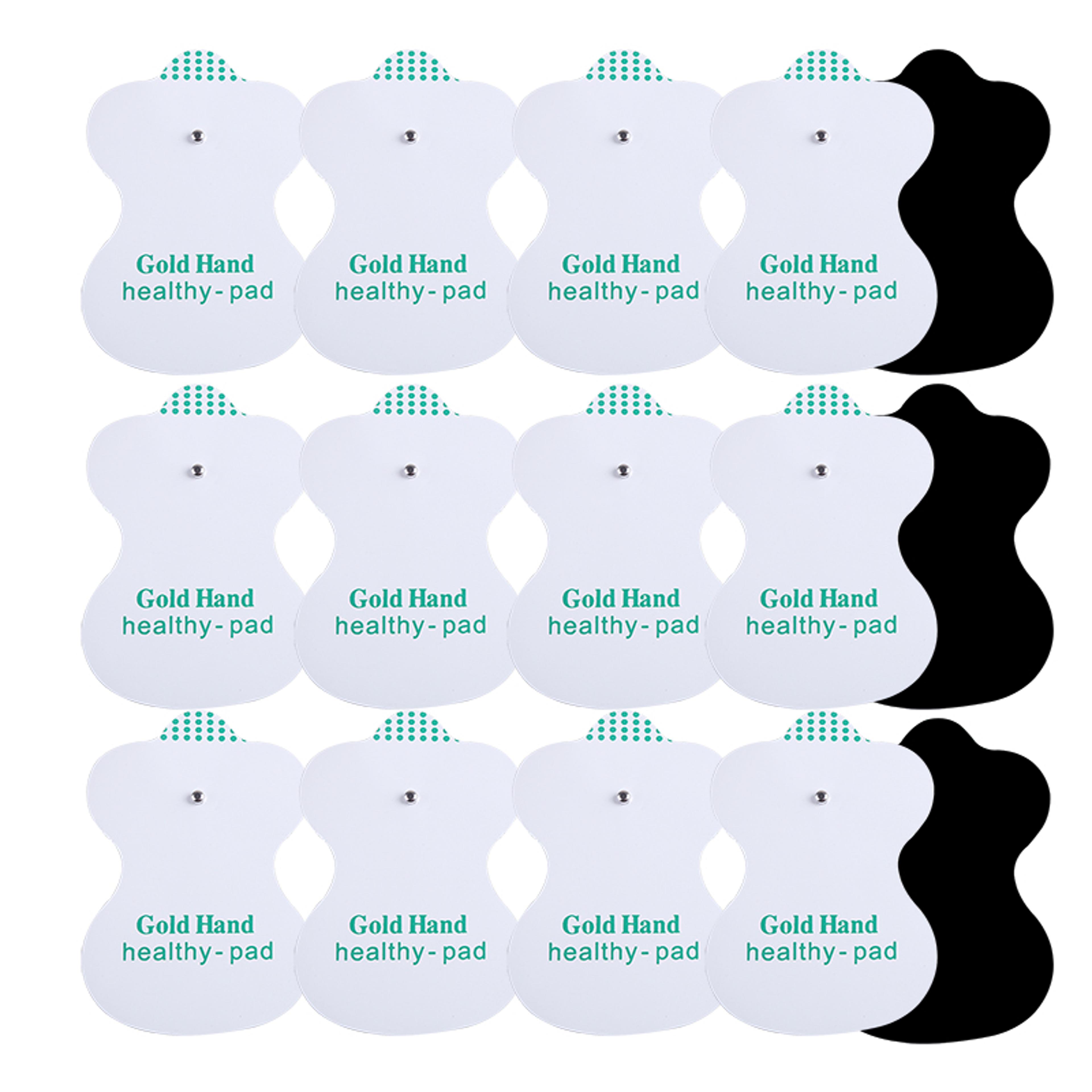 reusable tens electrode pads with gel for digital massager and pain relief therapy
