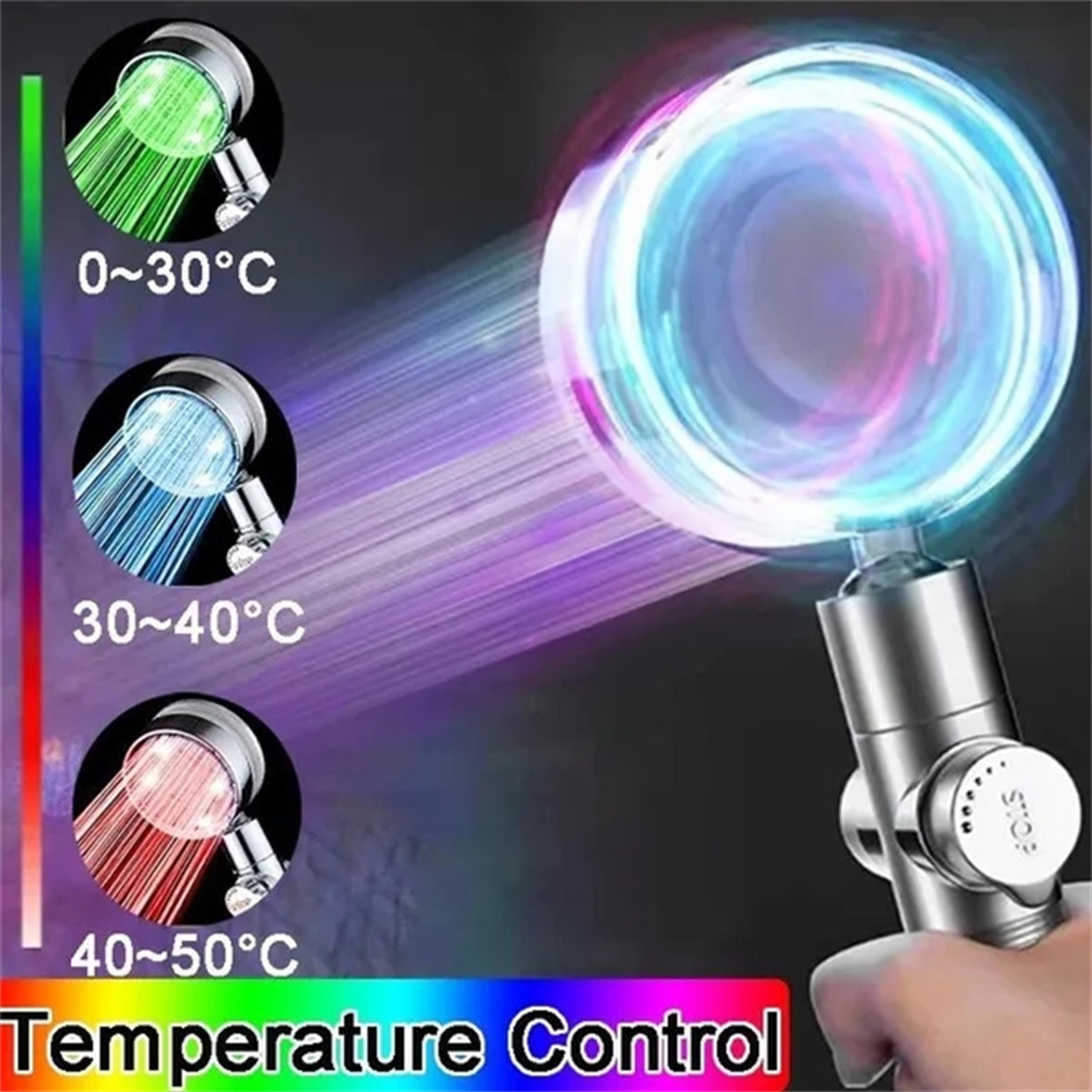 automatic color changing led shower head, water saving shower filter, shower head with or without temperature control