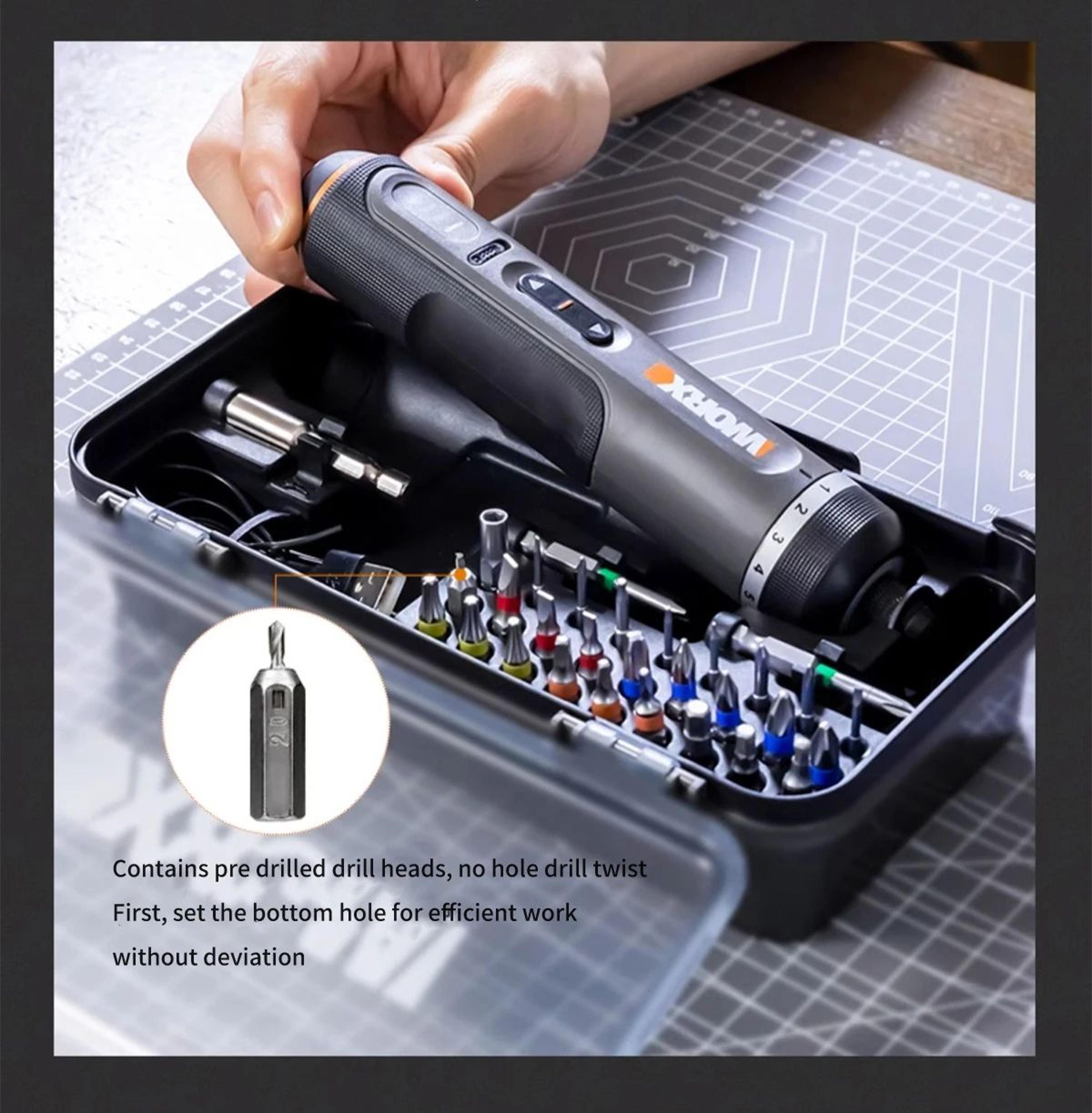 smart cordless drill, bit sets power tools, electrical screwdriver sets, usb rechargeable handle