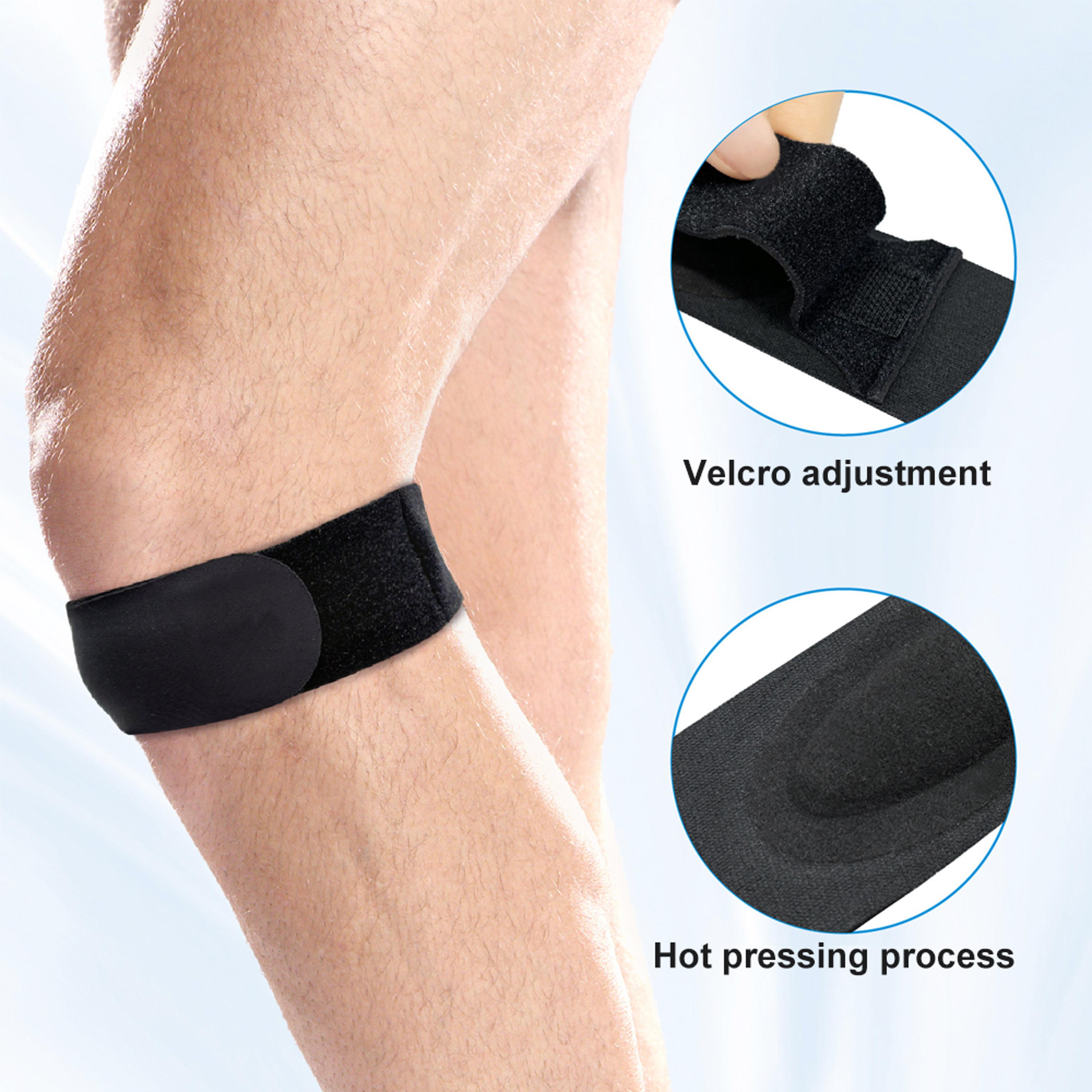patella tendon support for jumpers knee, sports knee stabilizer strap, running, tendonitis, volleyball, basketball