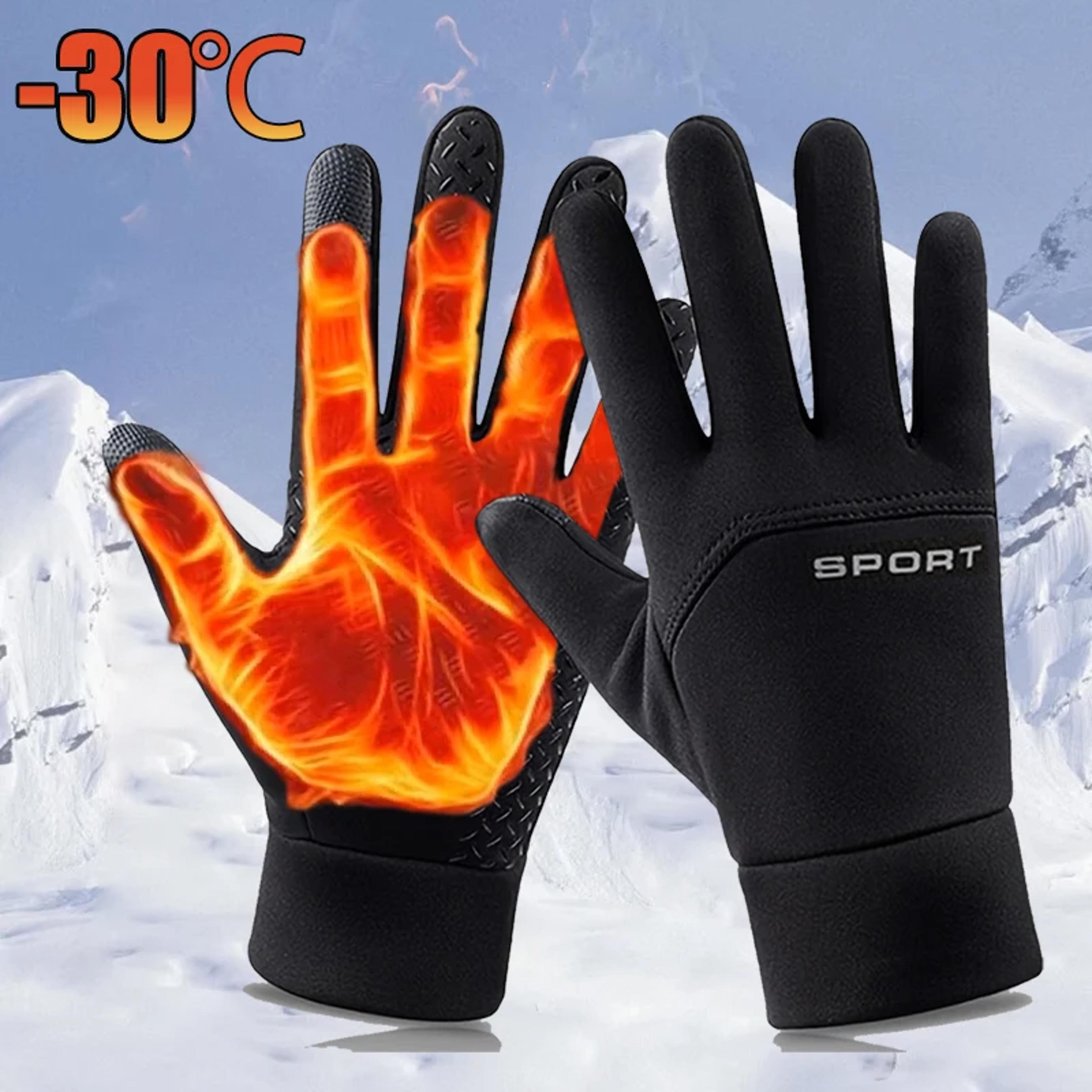 touch screen winter warm gloves, cold-proof cycling gloves, men's women's running hiking skiing gloves