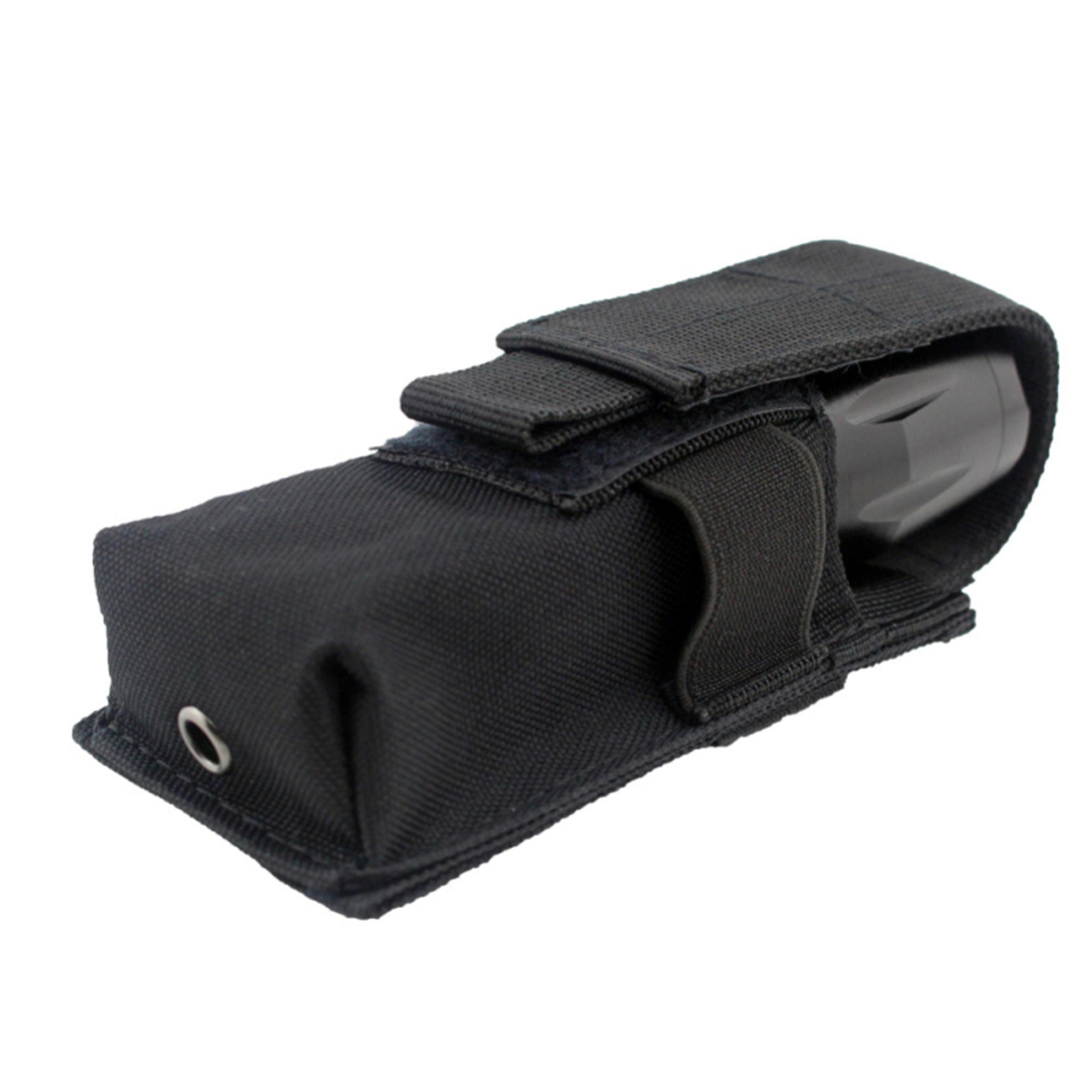duty-ready outdoor hunting waist bag, tactical molle flashlight pouch, magazine single mag bag, universal torch holder